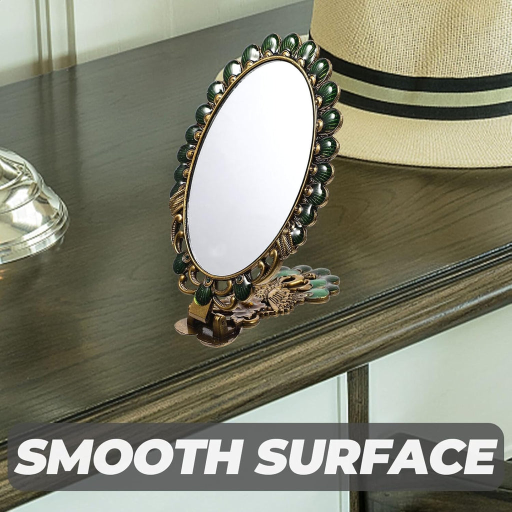 PACKOVE Vintage Handspiegel Gothic Handspiegel Handschminkspiegel Retro Faltbare für Mädchen und Damen