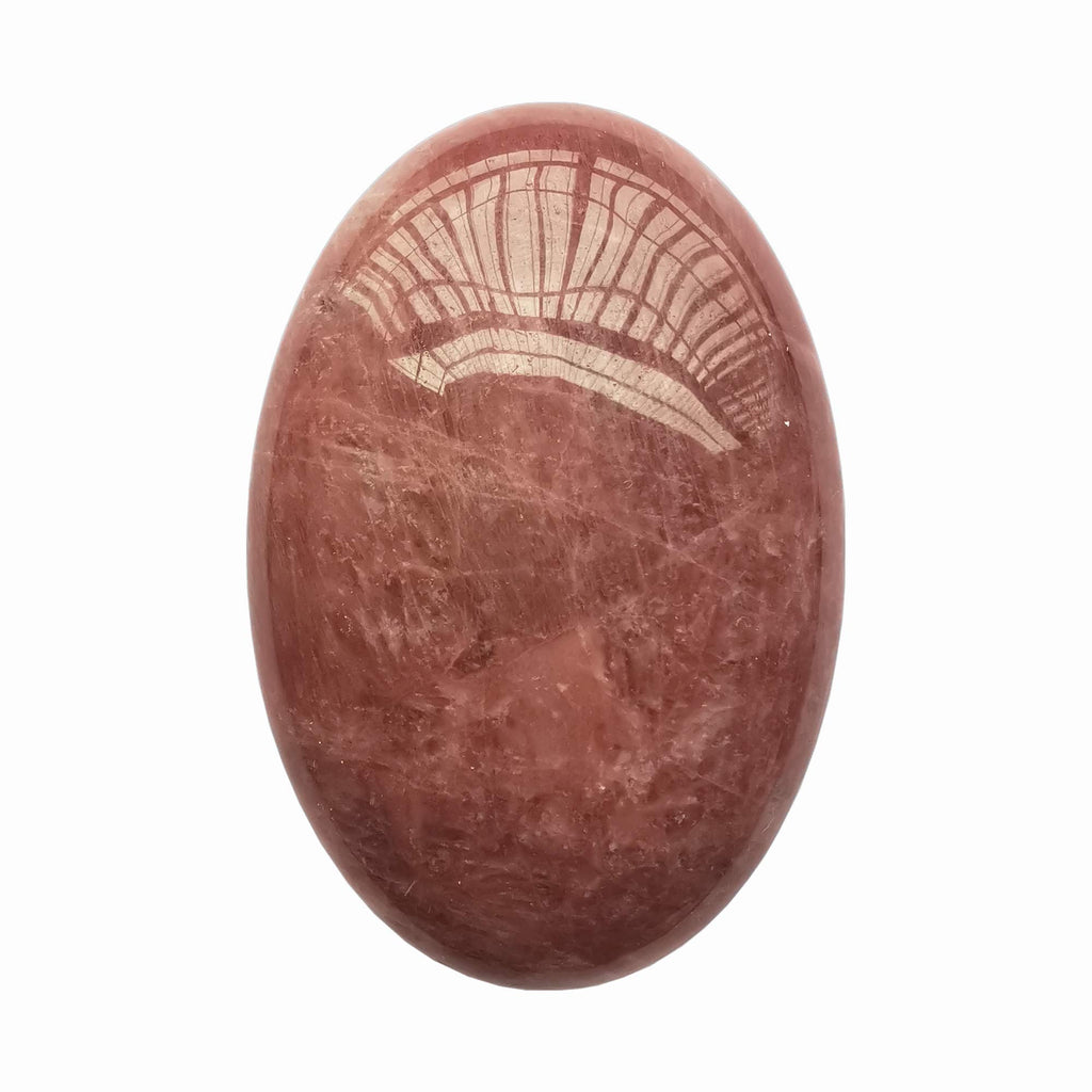 Natural Purple Lepidolite Worry Stones Oval Palm Pockets Healing Crystal Massage Spa Energy Stone