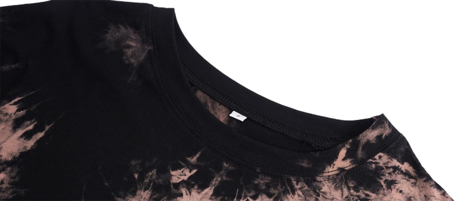 CSDAJIO Women's Casual Short Sleeve Loose Shirt Oversized T-Shirt Trendy Going Out Crew Neck Summer Graphic Tees