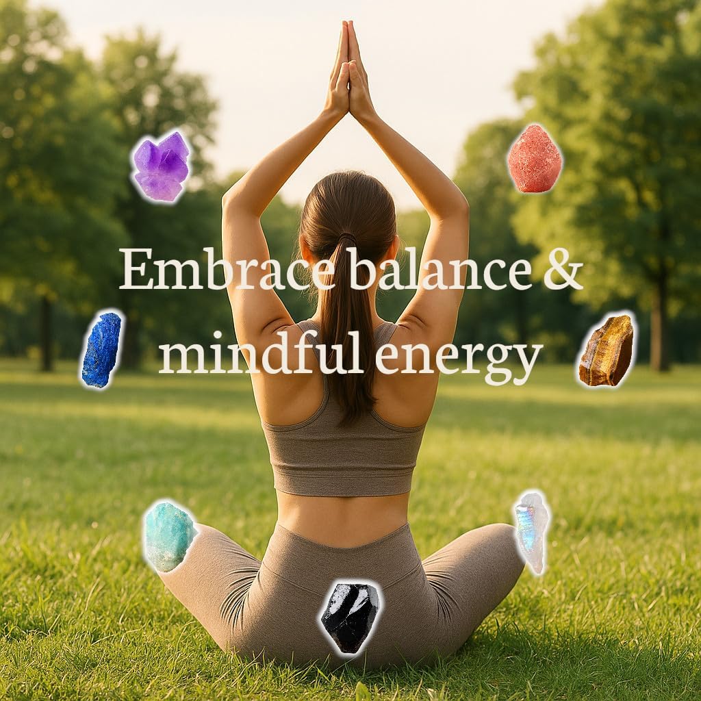 Kunzite Healing Stones Set - Real Crystals & Minerals Meditation Gift Idea - Natural Stones Decorative Spiritual Energy Stones Spiritual