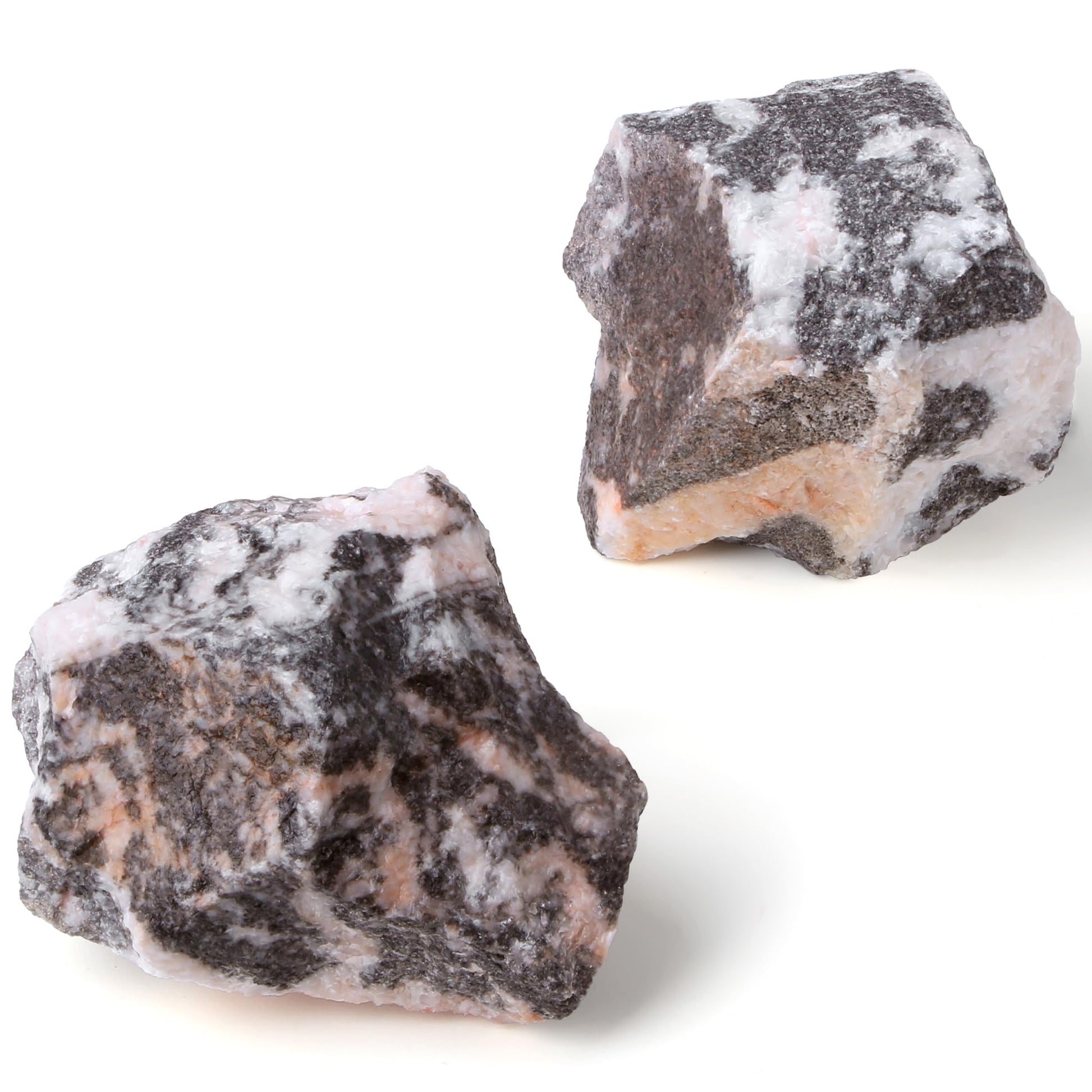 2 Pieces African Bloodstone Large Crystals Rough Stone Set Crystal Spiritual Stones Premium Water Stones Esoteric Gifts 4.5-5.5cm