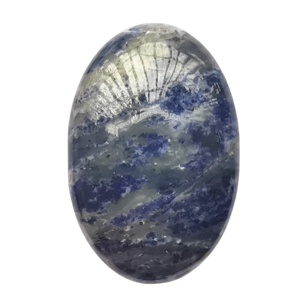 Natural Purple Lepidolite Worry Stones Oval Palm Pockets Healing Crystal Massage Spa Energy Stone