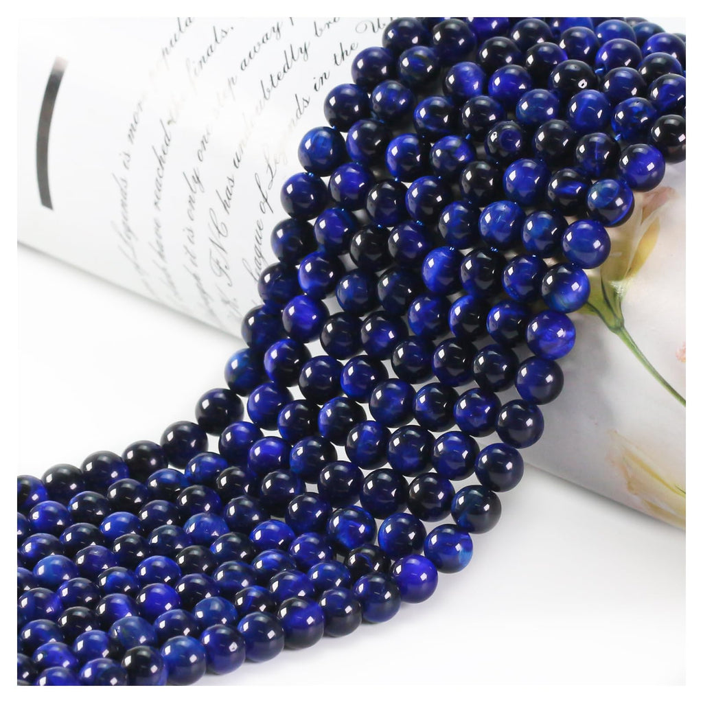 Natural Stone Beads, Gemstone Beads, 45 Pieces, 8 mm, Natural Stone, Unakite Gemstone Beads, Polished Round Gemstones for Threading, Gemstones, Stone Beads for Bracelets, Necklaces, DIY Jewellery,