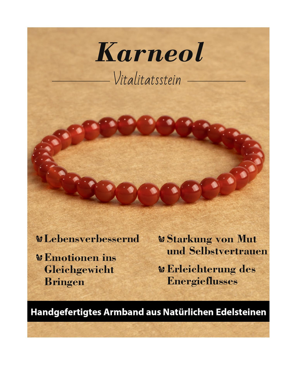 6 mm Healing Stone Bracelet for Men and Women, Real Natural Stone Beads, Lucky Bracelet, Friendship Bracelet, Individual Gift for Good Friends and Sisters