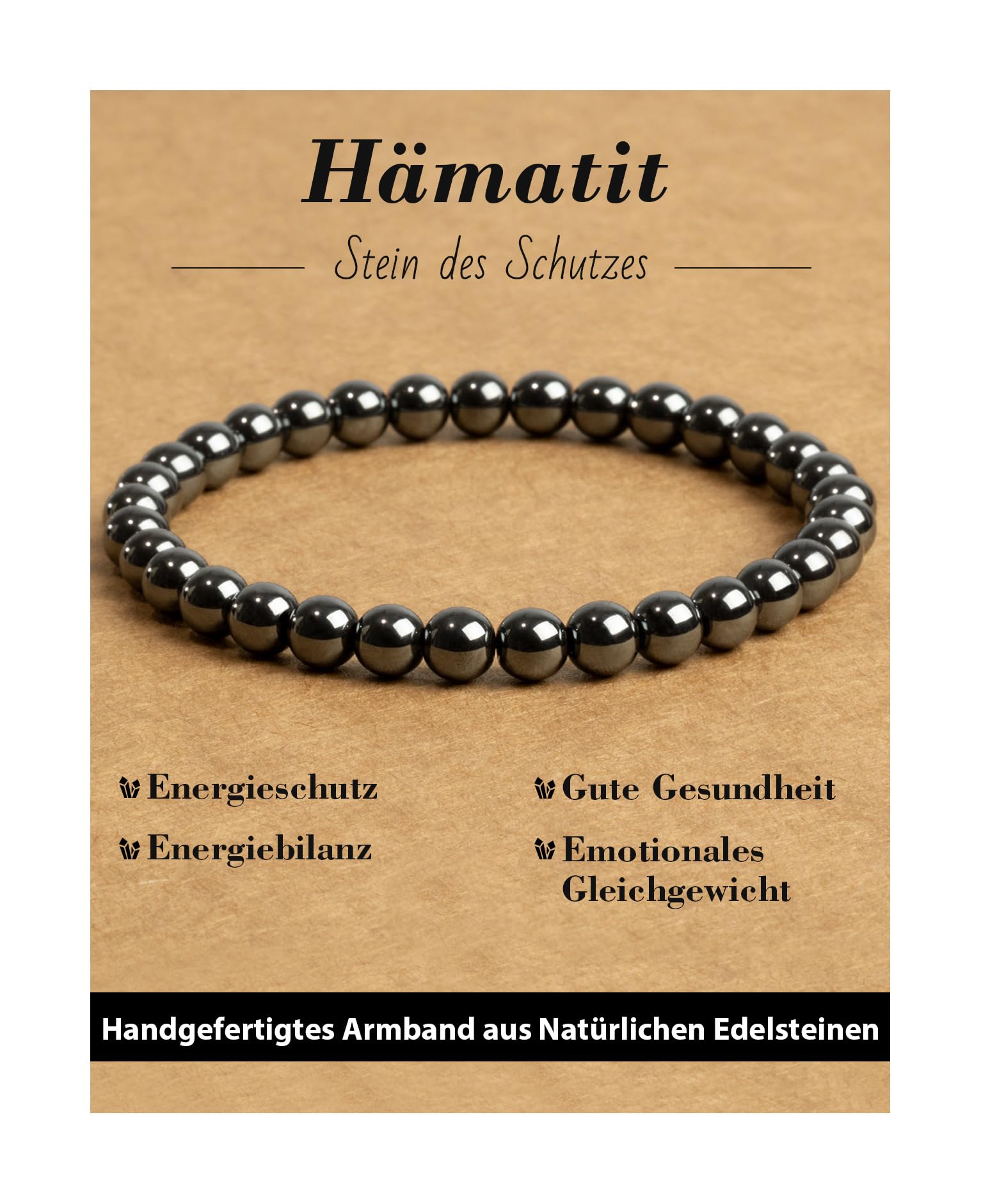 6 mm Healing Stone Bracelet for Men and Women, Real Natural Stone Beads, Lucky Bracelet, Friendship Bracelet, Individual Gift for Good Friends and Sisters