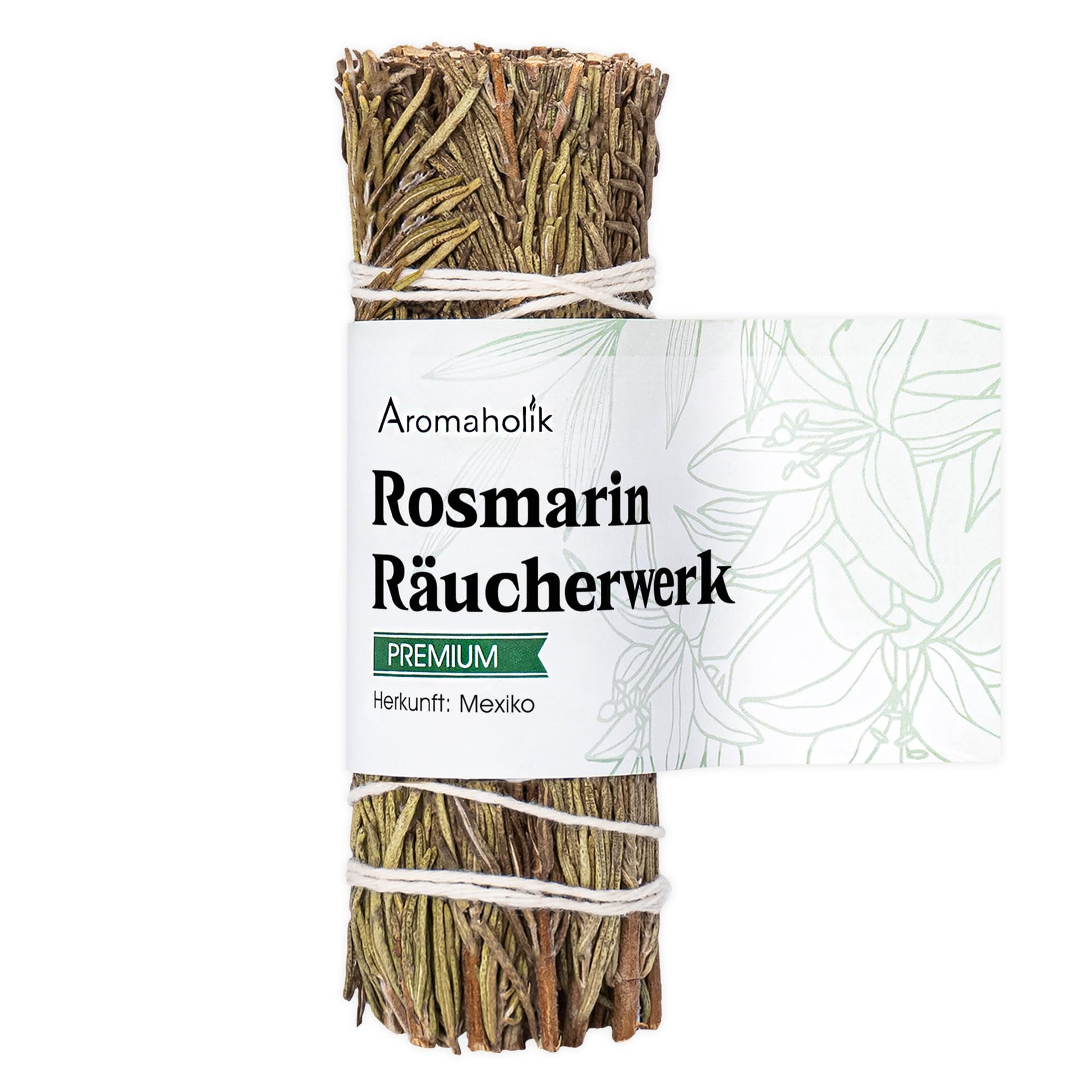 Cedar Incense 10 cm - Cedar Smudge Stick - 100% Natural, Hand-Tied 1 Bundle - Ideal for Meditation, Cleansing & Spiritual Rituals - Aromaholik