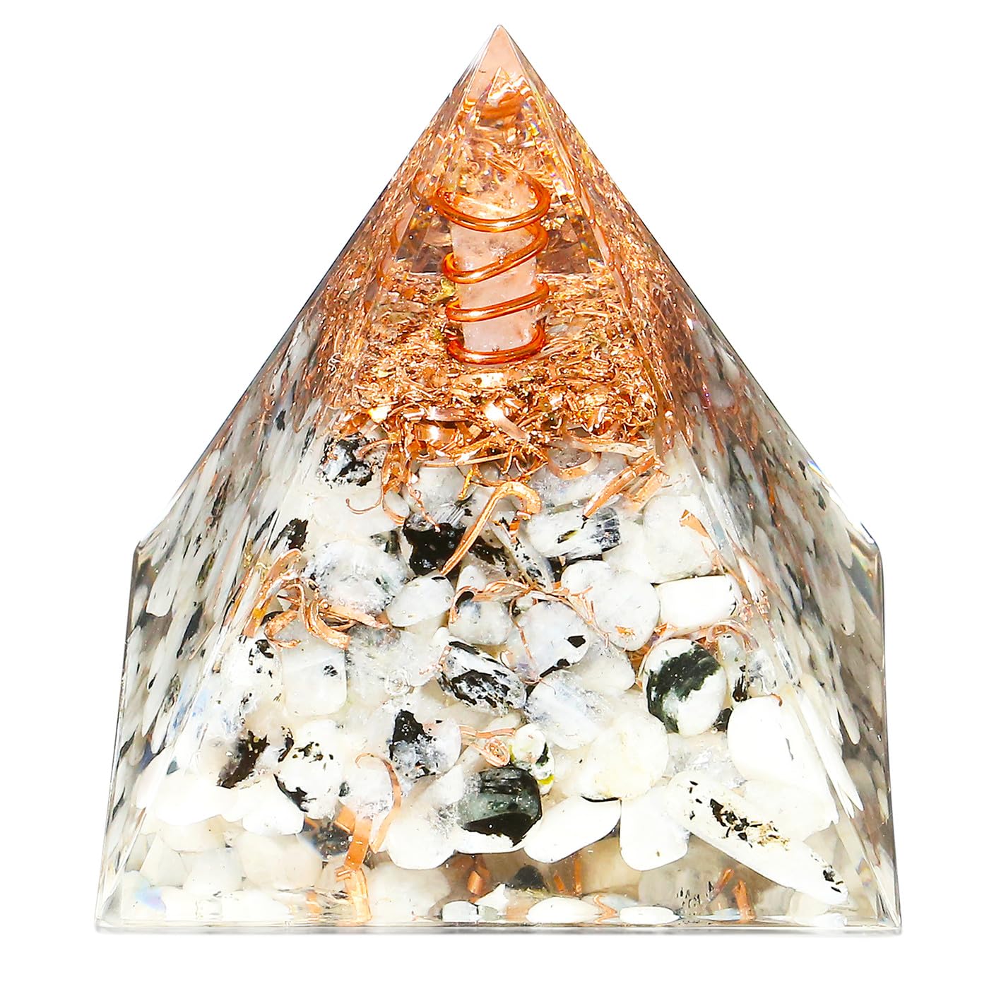 XIANNVXI 2.4" Große Kristalle Pyramide Amethyst Stein Obsidian Edelsteine Natürliche Heilsteine Pyramiden Reiki Spirituelle Geschenke für Frauen Männer