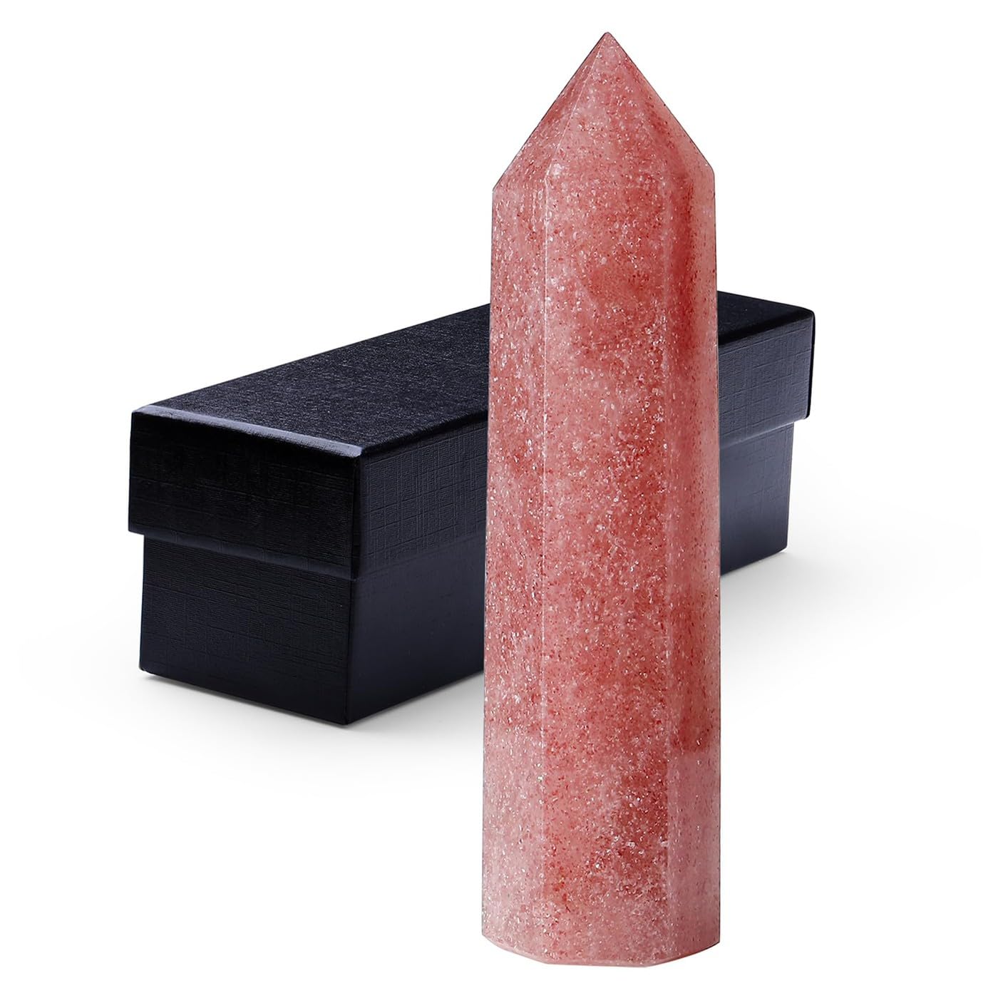 XIANNVXI 2" Amethyst Kristalle Heilung Kristall Wand Edelsteine Steine Turm Natürliche Hexagonal Punkt Stäbe Meditation Energie Therapie Steine
