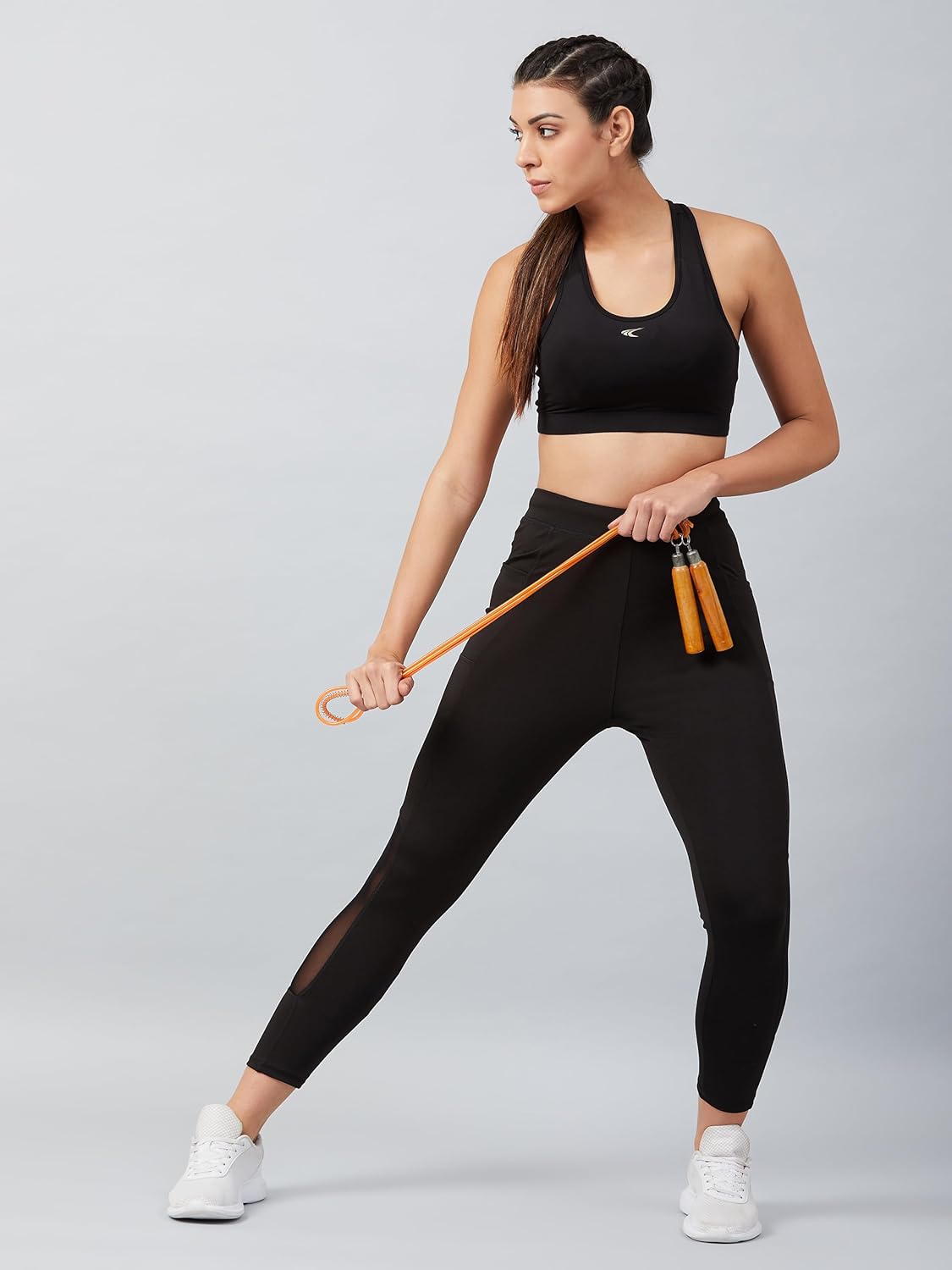 BLINKIN Women's Stretch Fit Mid Rise Track Pant