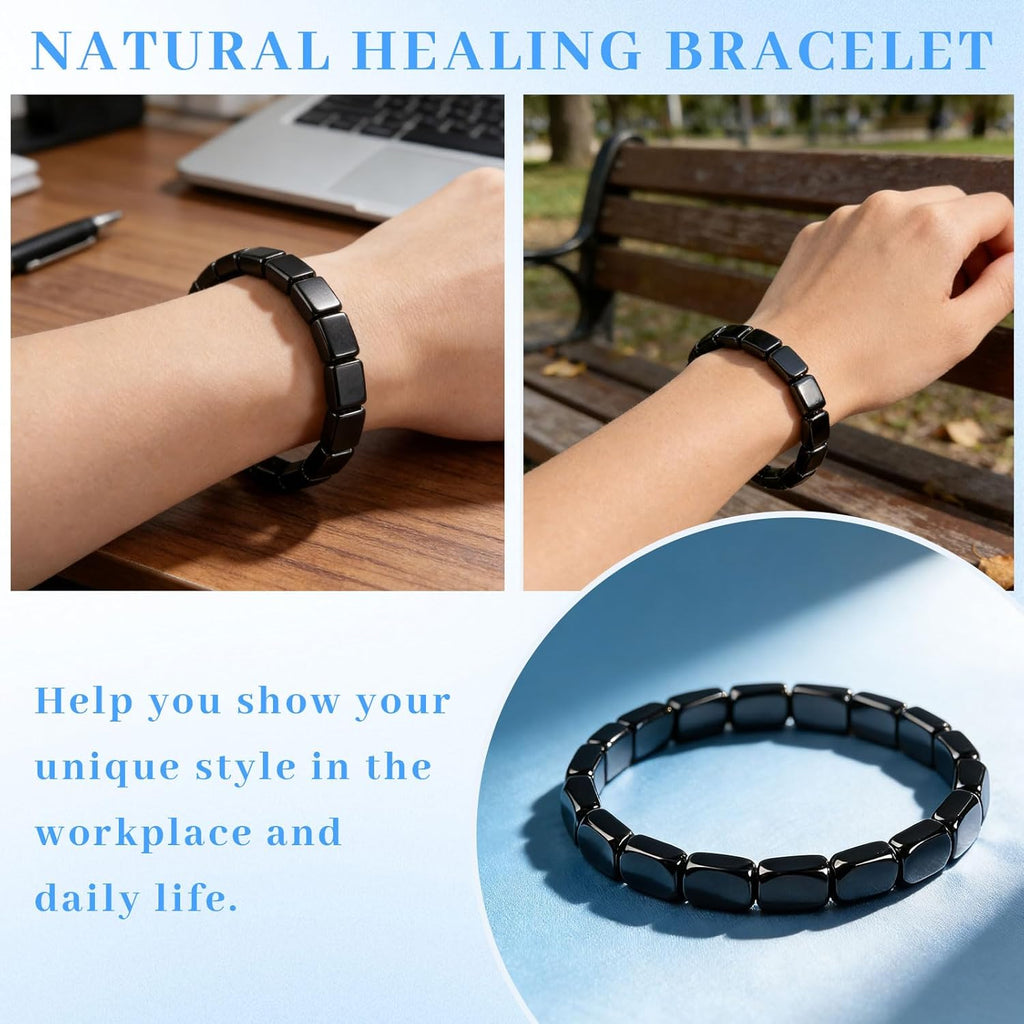Hematite Magnetic Bracelet Men for Men Hematite Jewellery Men