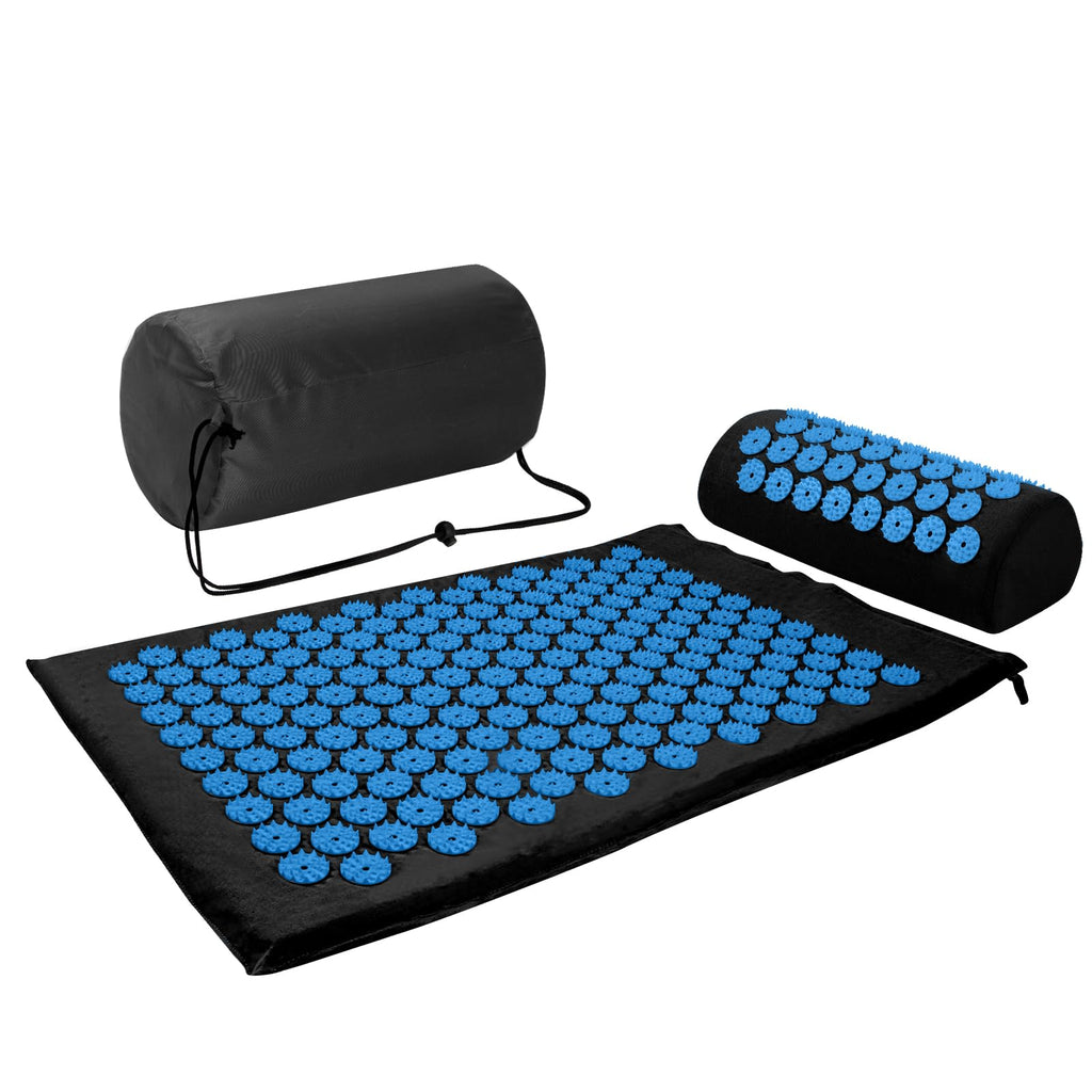 Acupressure Mat, Acupuncture Mat, Acupressure Mat for Relief of Neck and Back Pain, Acupressure Mat with Muscle Relaxation and Stress Relief, Shiatsu Mat for Sciatica Relief, Purple White