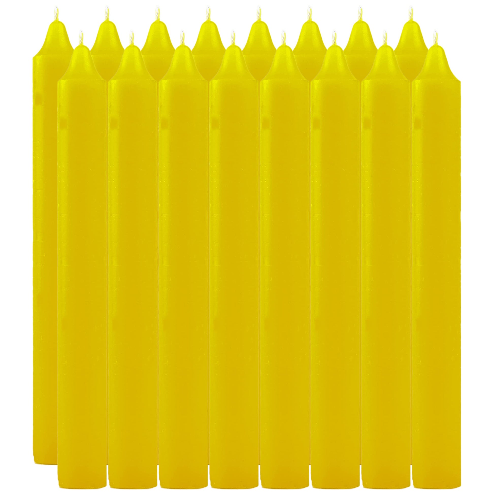 Stabkerzen Blau, Leuchterkerzen 16 Stück Ohne Duft Länge 17.5 cm