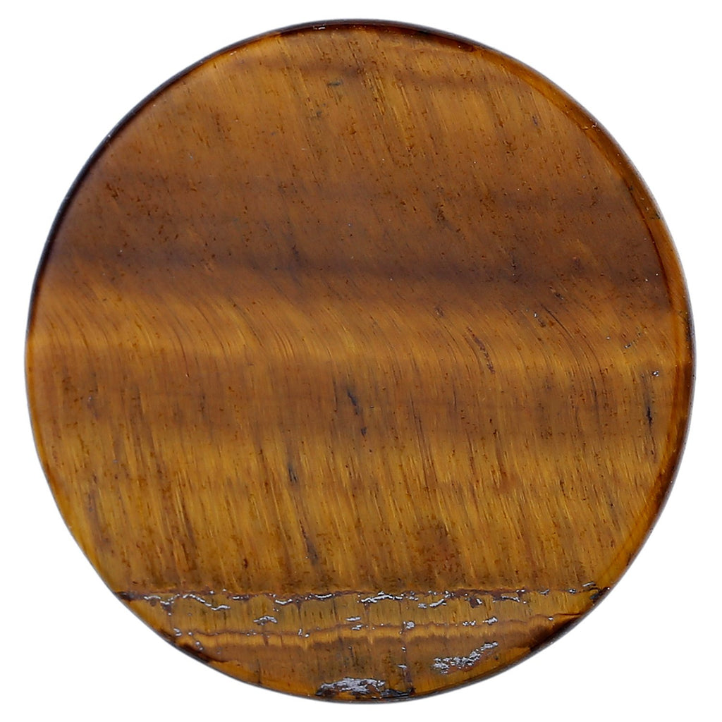 Morella Damen Coin 33 mm Edelstein Chakren Scheibe Halsketten-Anhänger