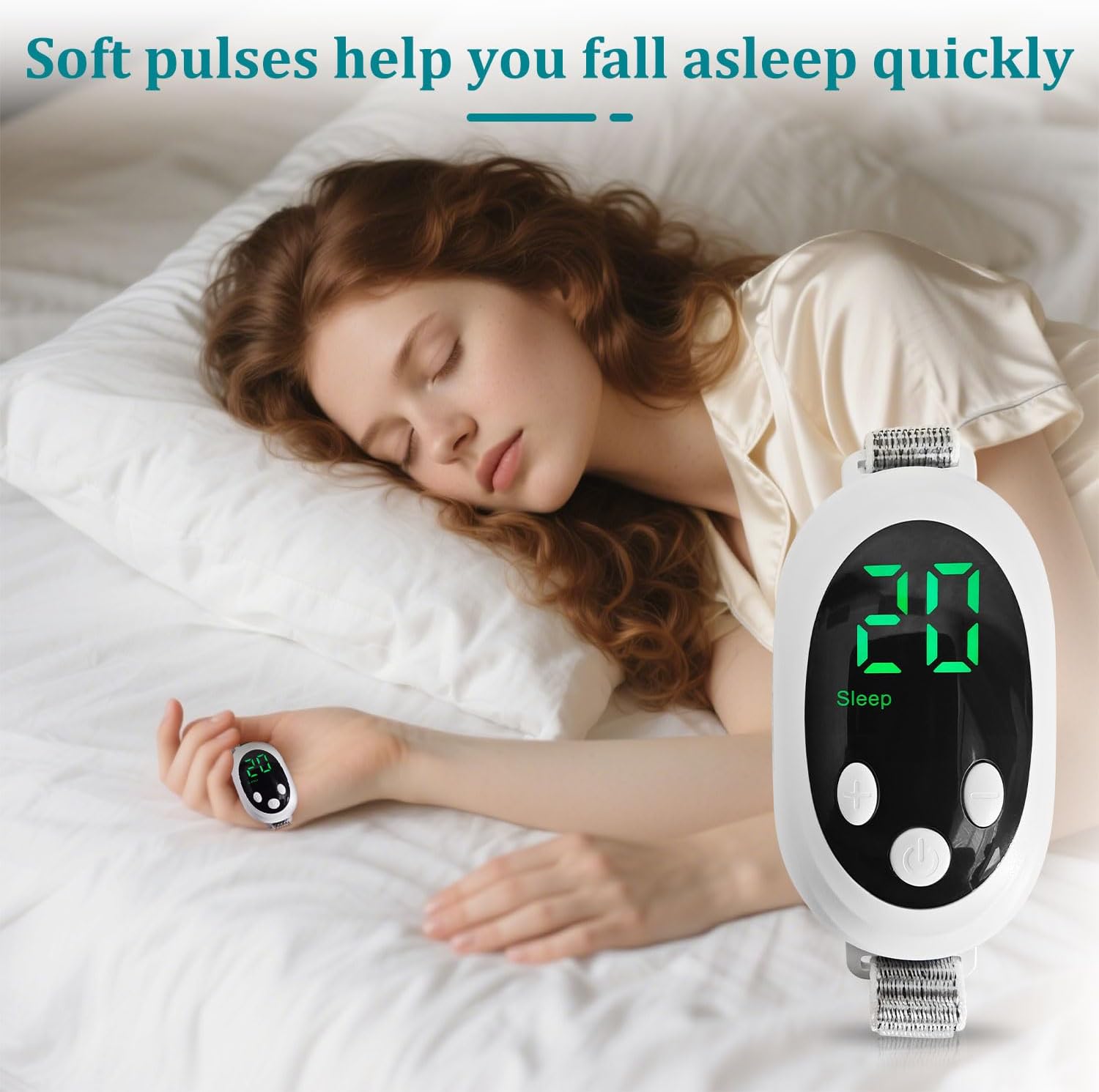 Relaxation Device – Handheld Portable Sleep Device, Portable Low-Frequency Pulse Hand Tool for Nighttime Comfort & Daily Calm, Promotes Rest, USB Rechargeable