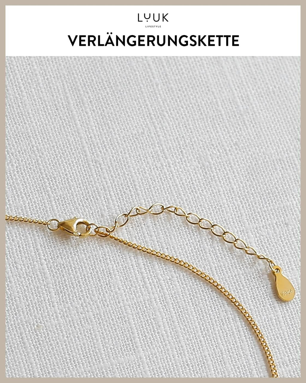 LUUK LIFESTYLE Filigrane Halsketten mit Anhänger und Karte mit HAPPINESS Spruch, zeitloses Design und moderne Motive, in Silber, Gold und Rosegold