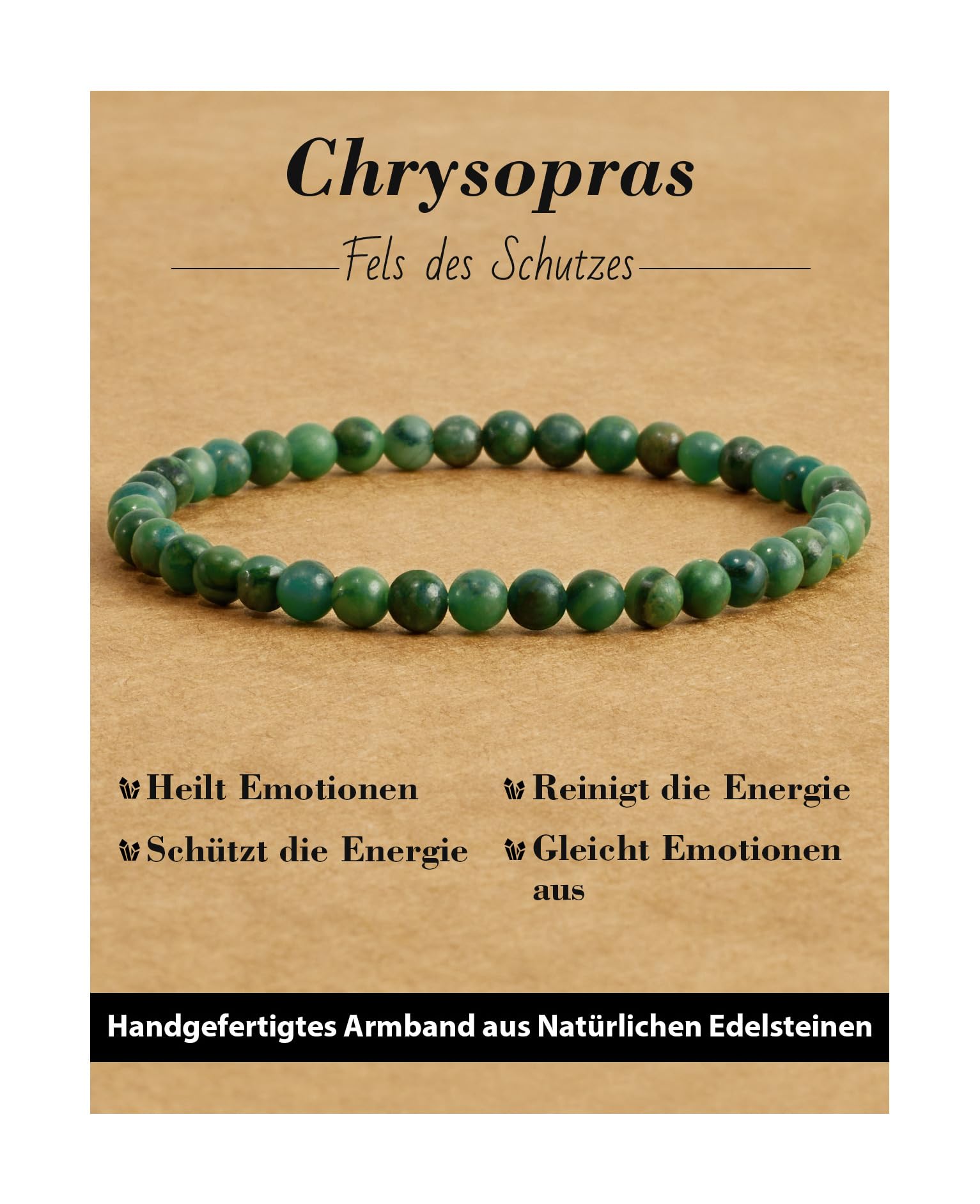 4 mm Stretch Bracelet Made of Real Natural Stone Beads, Healing Stone Bracelet, Yoga Bracelet for Women, Men, Lucky Bracelet, Friendship Bracelet, Replacement Beads Included