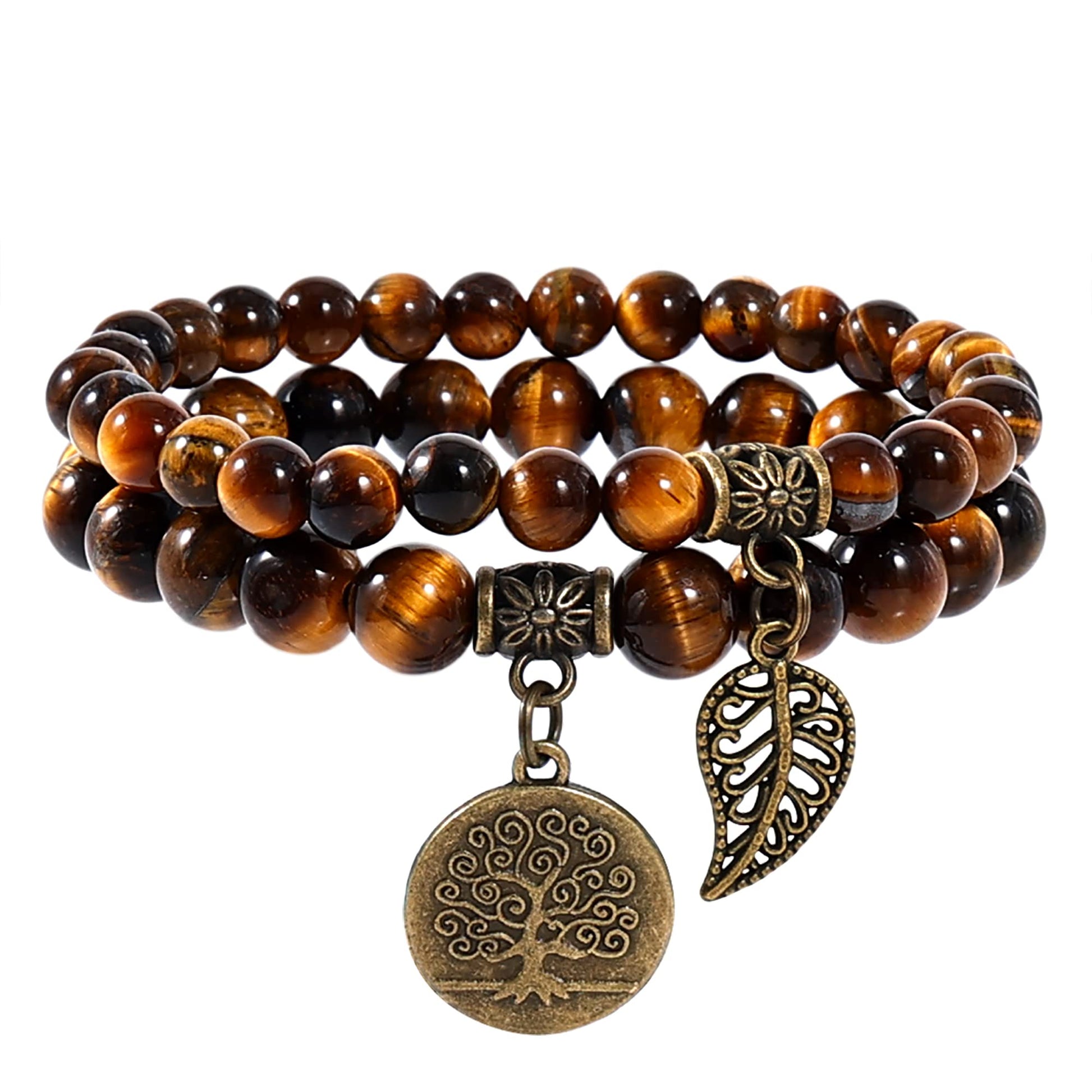 Farfume Chakra Armband Echte Steine, Echte Steine-Edelsteine Armband fur Damen