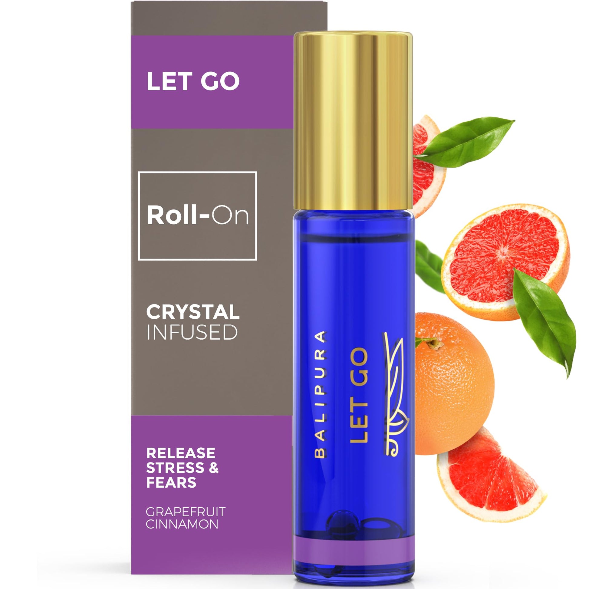 BALIPURA – Roll-On mit ätherischem Vanilleöl und positiven Energie-Chakren – Mischung aus natürlichen ätherischen Ölen, spirituelles Geschenk, Roll-On mit Heilkristallen