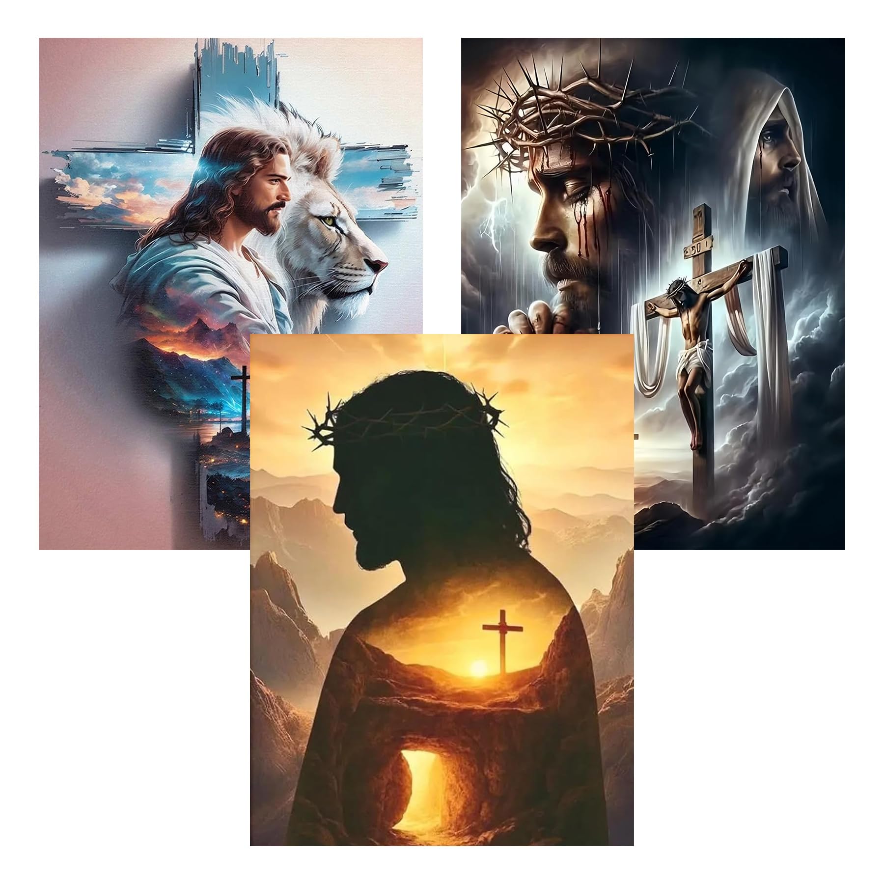 Axquilon 3 Pack Tarot Diamond Art Kits for Adults 12x16 inch