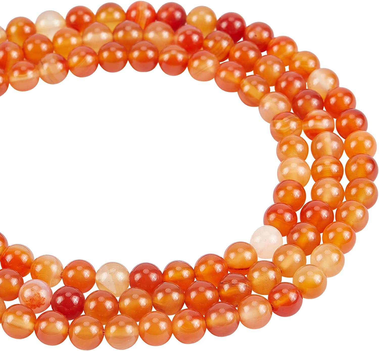 NBEADS Gemstone Beads Kunzite Beads Grade AB Round Natural Beads for Jewellery Making 1 Strand of 49 Pieces 8 mm