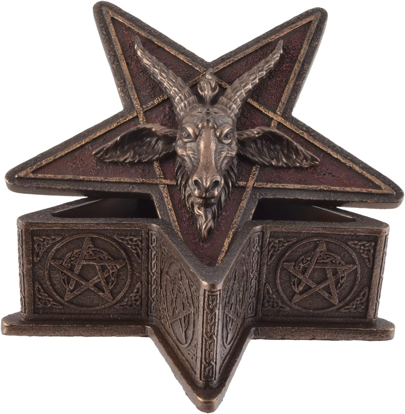 VOGLER Joh. Vogler GmbH Pentagramm Box Siegel des Baphomet - bronziert/coloriert by Veronese