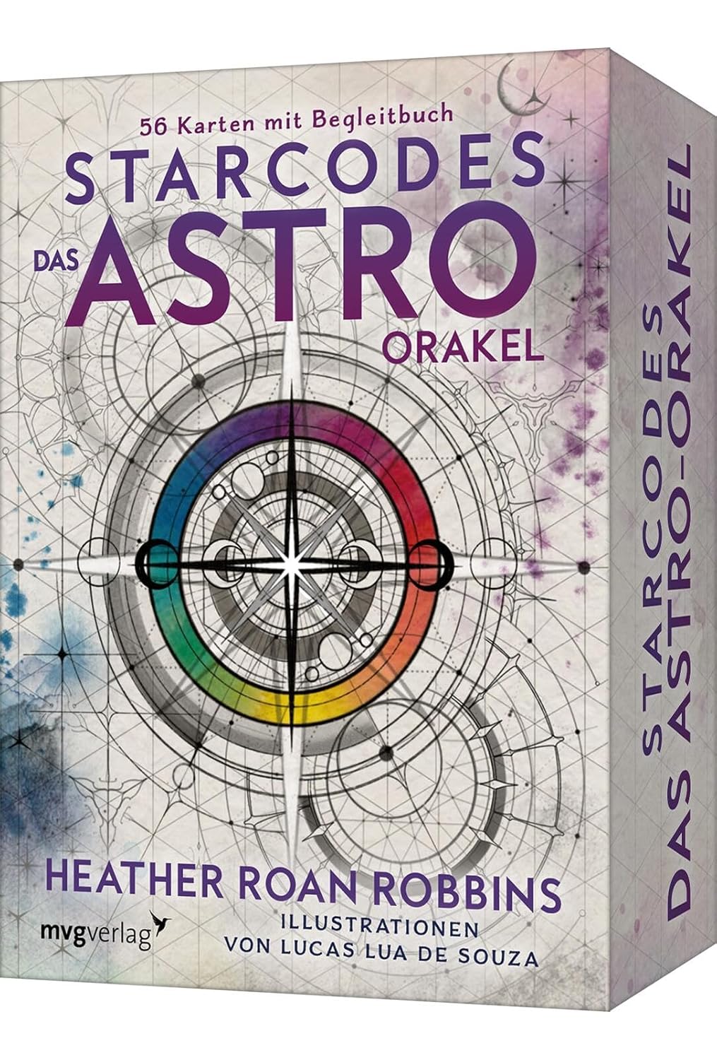 Starcodes: Das Astro-Orakel: 56 Karten mit Begleitbuch | in hochwertiger Schachtel mit kunstvollen Illustrationen