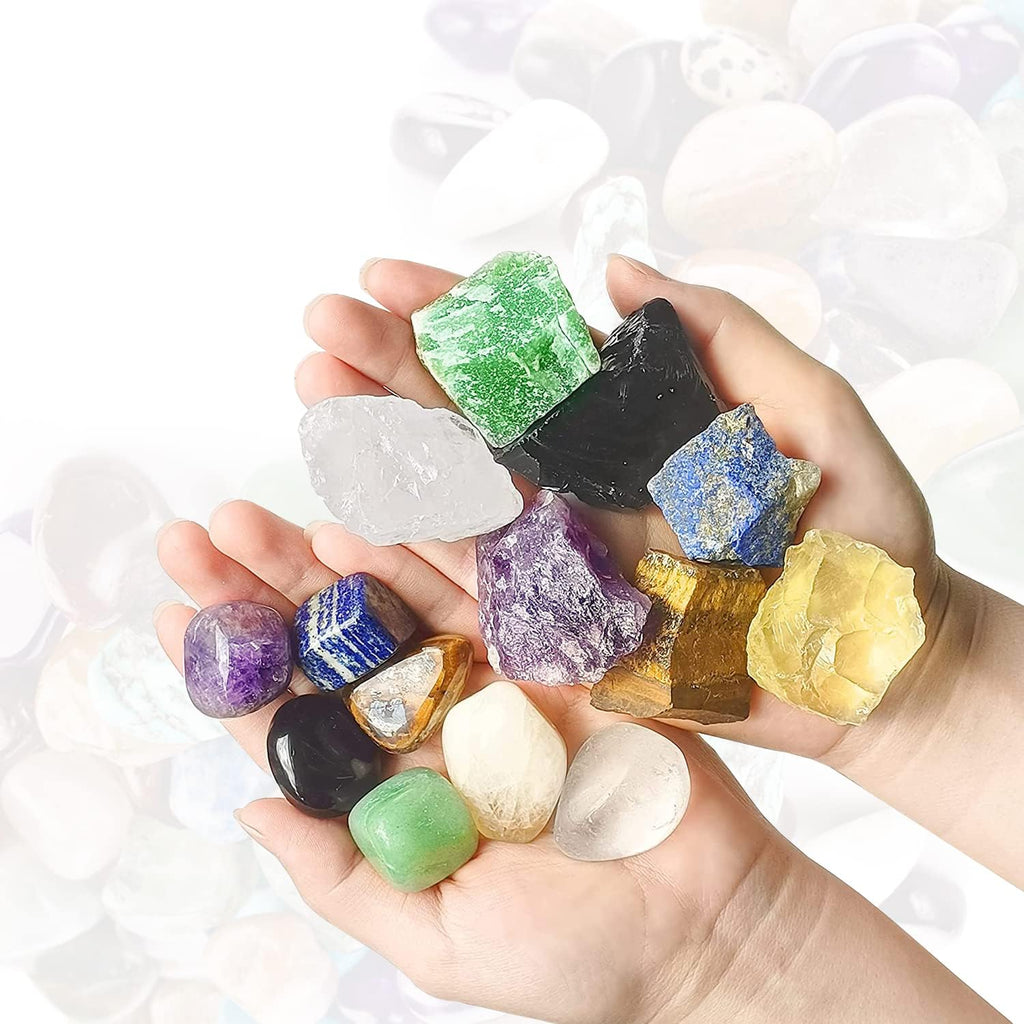 Lepidolite Healing Crystal Stones, 1.25-2.0 Inch Reiki Healing Stones, Natural Tumbled Polished Stones for Energy Witchcraft Therapy Meditation