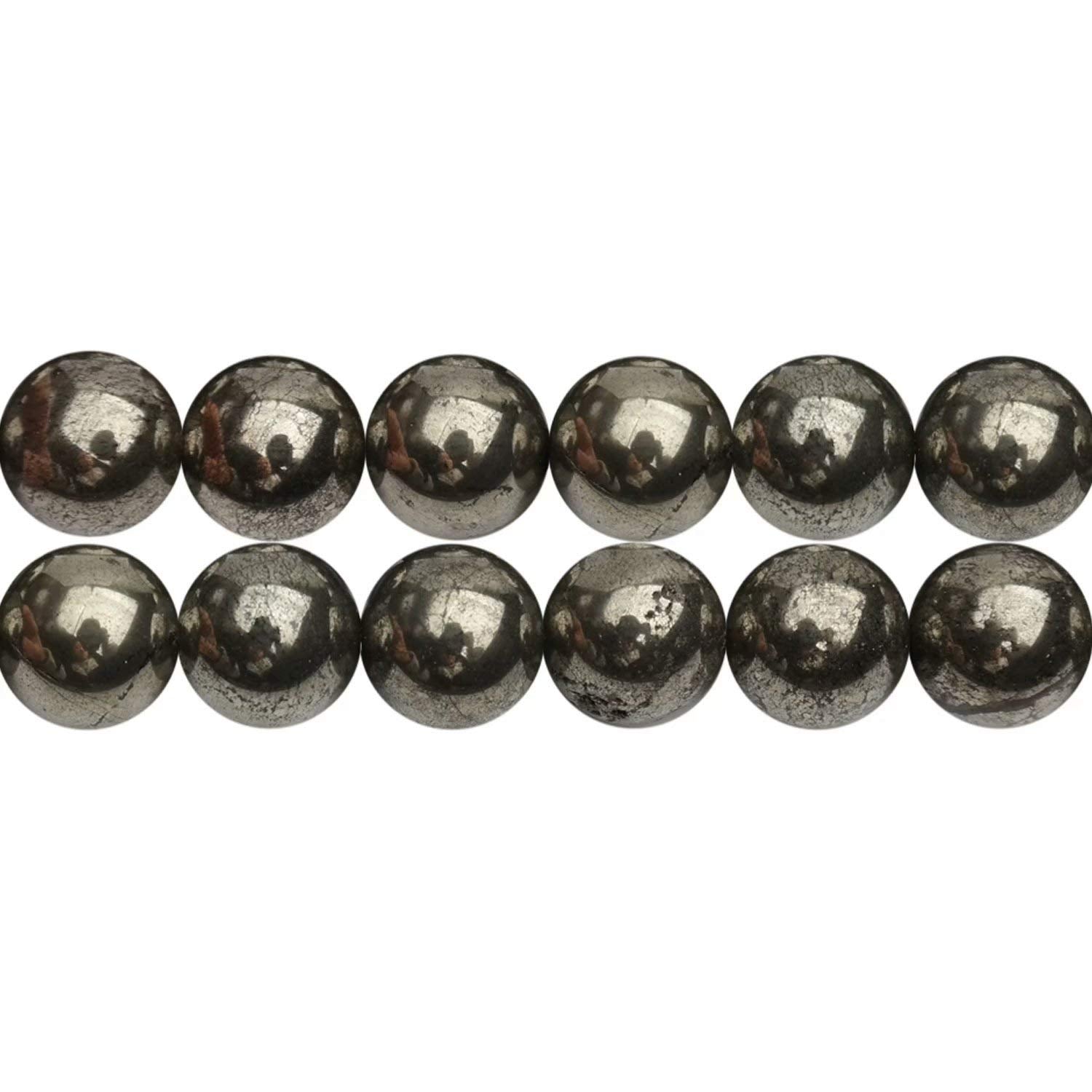 Natural Semi-Precious Stones Beads for Threading 38 cm String Round 4 6 8 10 12 mm