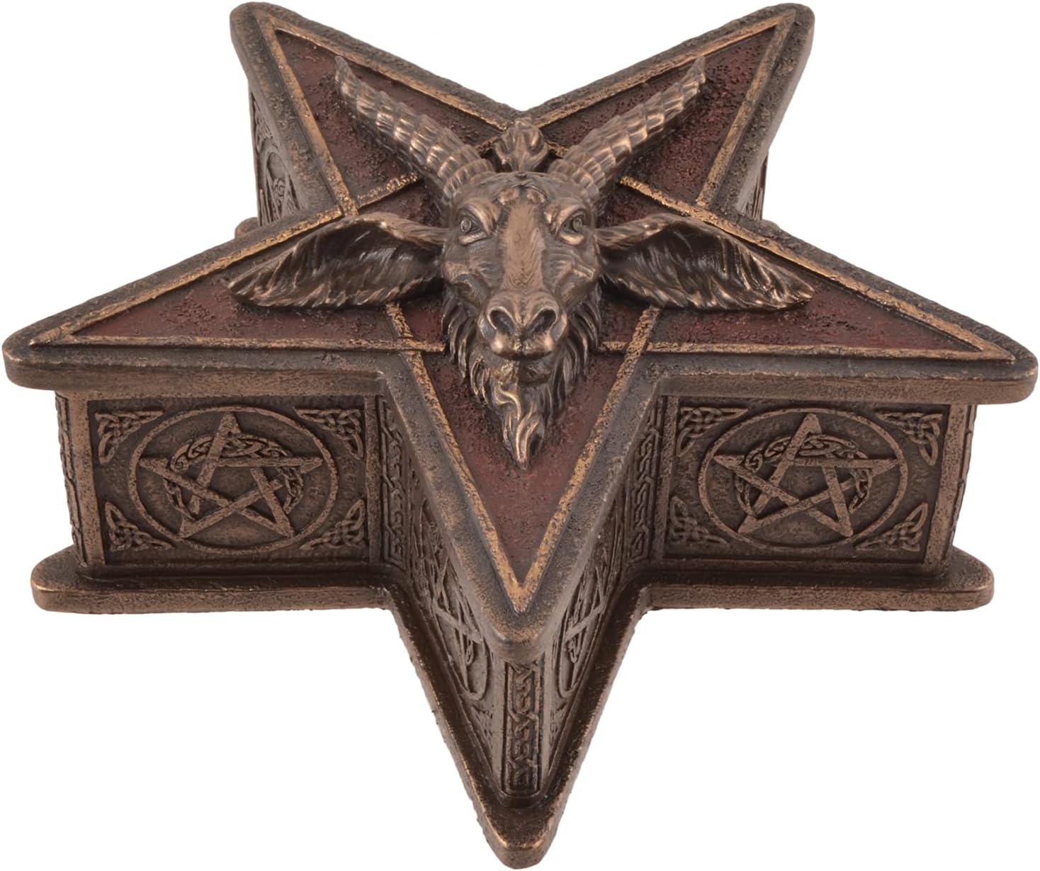 VOGLER Joh. Vogler GmbH Pentagramm Box Siegel des Baphomet - bronziert/coloriert by Veronese