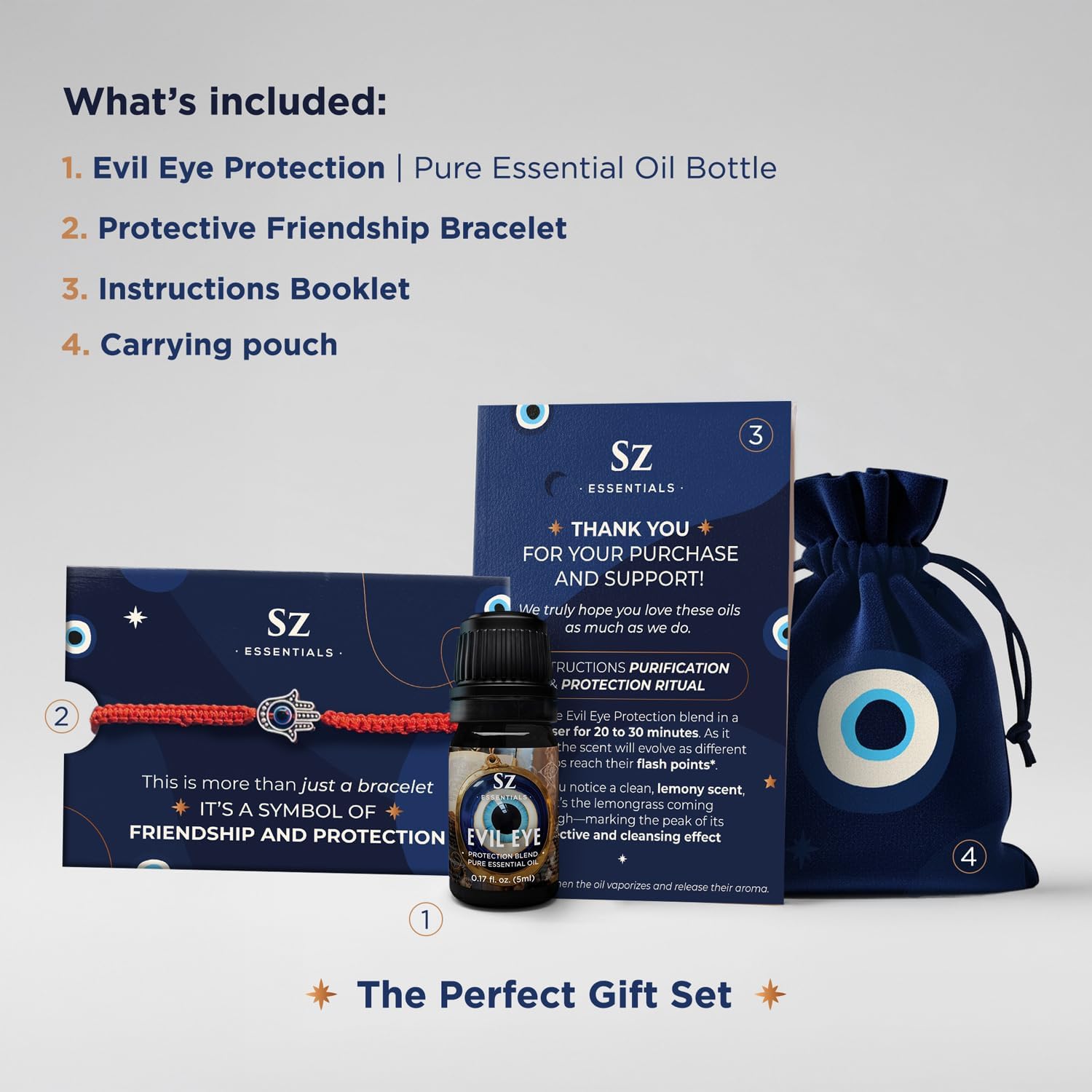 Evil Eye Protection Oil Blend, Banishing 0.17oz/5ml