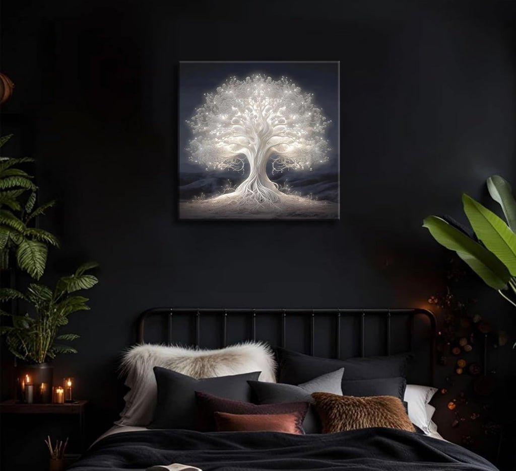 Tree of Life Canvas Wall Art Abstract Myth Tree of Life Painting Picture Wall Decor spiritual office Poster Print Artwork for the Living room office meditation room bedroom hotel Home Decoration