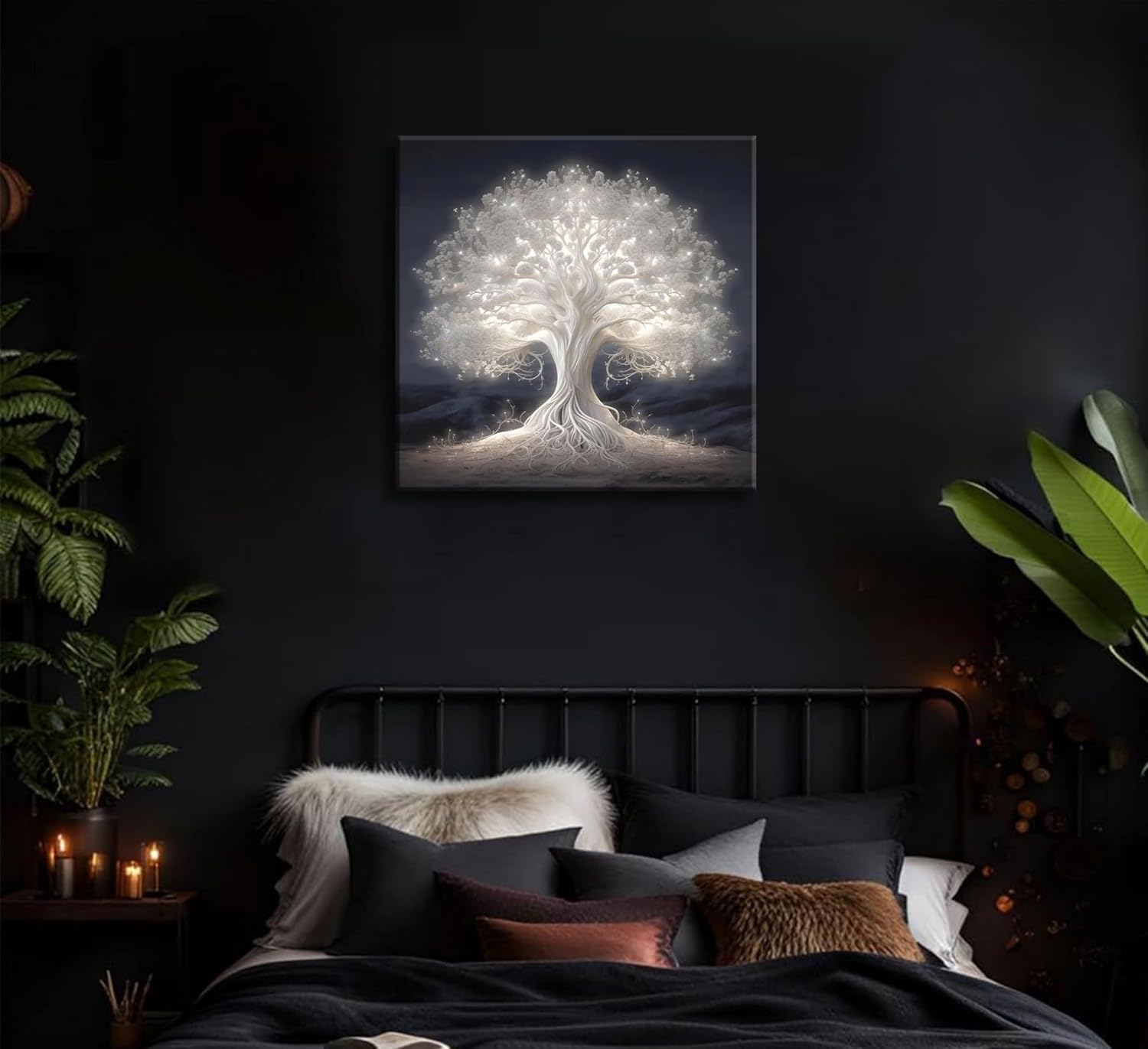 Tree of Life Canvas Wall Art Abstract Myth Tree of Life Painting Picture Wall Decor spiritual office Poster Print Artwork for the Living room office meditation room bedroom hotel Home Decoration