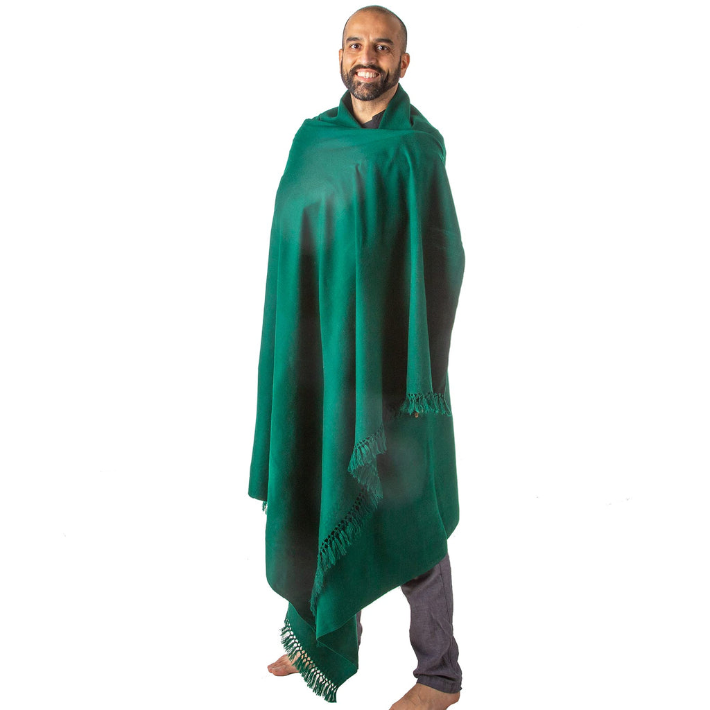 Om Shanti Crafts Meditation Shawl or Meditation Blanket, Shawl/Wrap, Oversize Scarf/Stole. Large. Unisex.