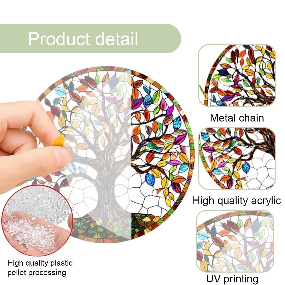 Vintage Lebensbaum Metall Wandkunst Wanddeko Gartendeko Deko Wohnzimmer Schlafzimmer (20 X 20 cm)