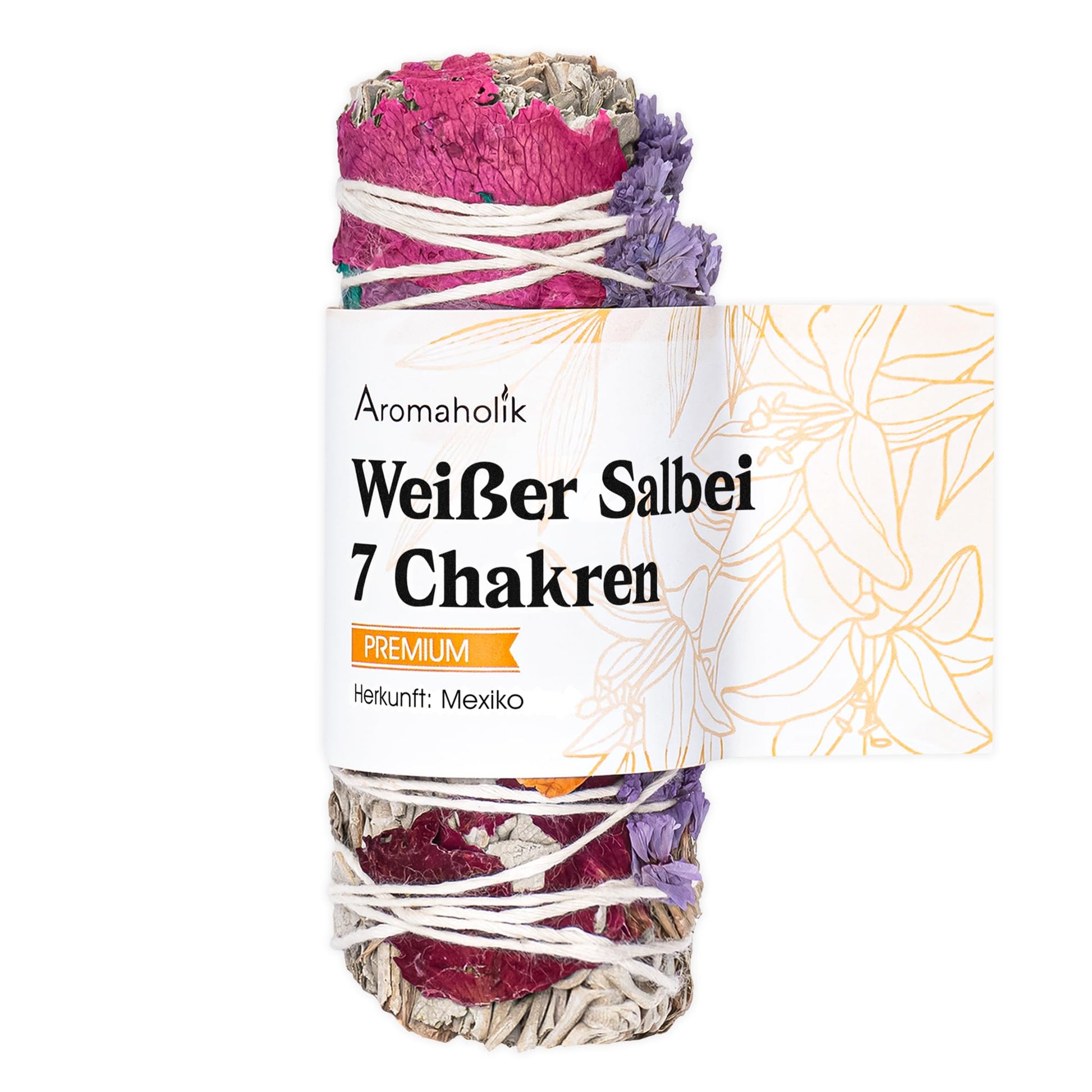 Cedar Incense 10 cm - Cedar Smudge Stick - 100% Natural, Hand-Tied 1 Bundle - Ideal for Meditation, Cleansing & Spiritual Rituals - Aromaholik