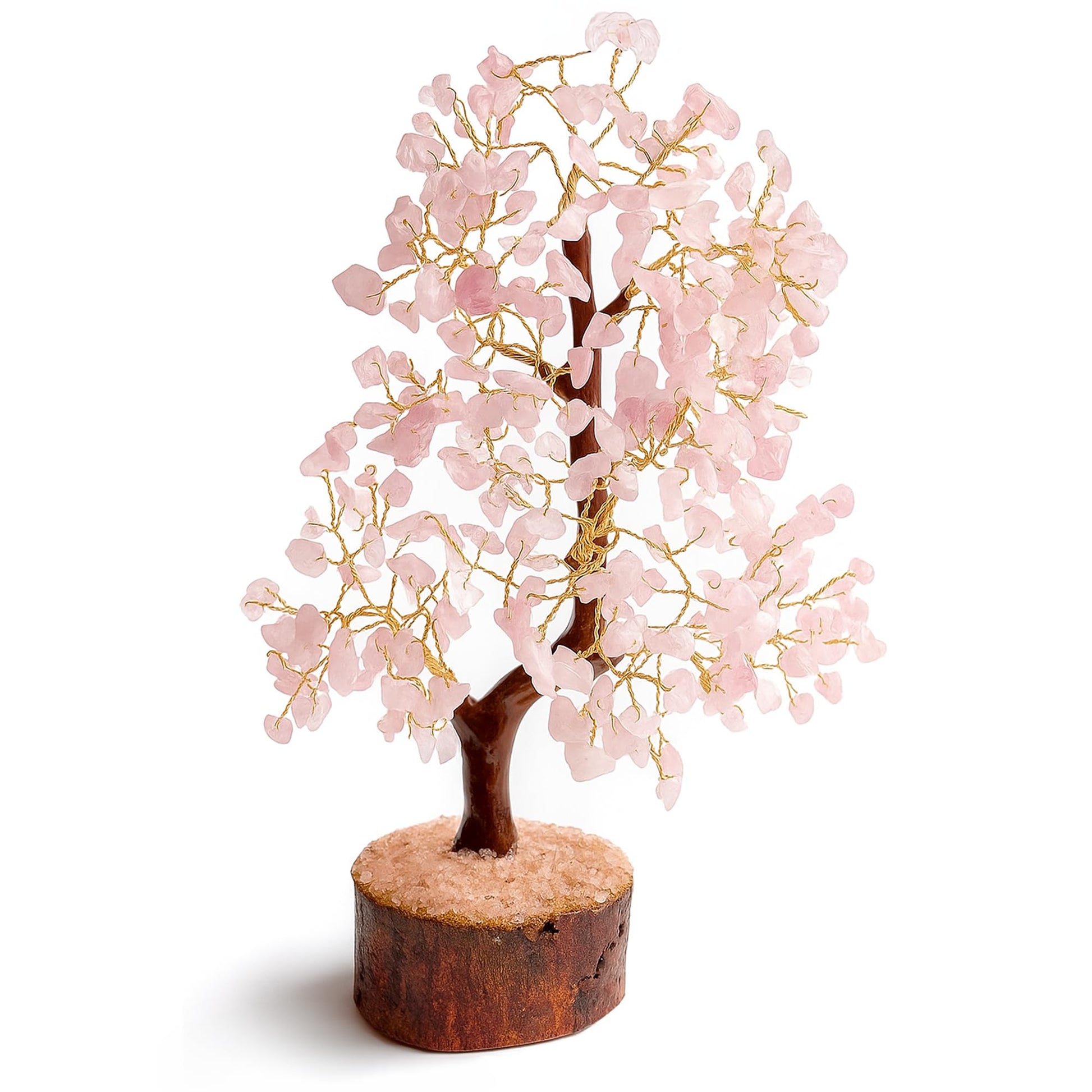 Edelsteinbaum - Kristallbaum Glücksbaum mit Echten Steinen - 7 Chakra Baum für Energieausgleich, Harmonischer Heilstein Baum, Deko Edelstein Baum für Meditation und Heilung - Steinbaum