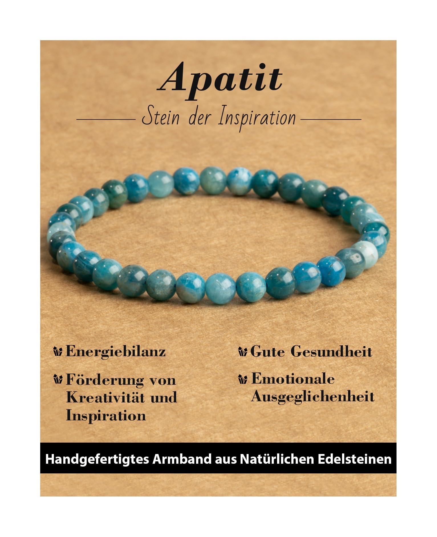 6 mm Healing Stone Bracelet for Men and Women, Real Natural Stone Beads, Lucky Bracelet, Friendship Bracelet, Individual Gift for Good Friends and Sisters