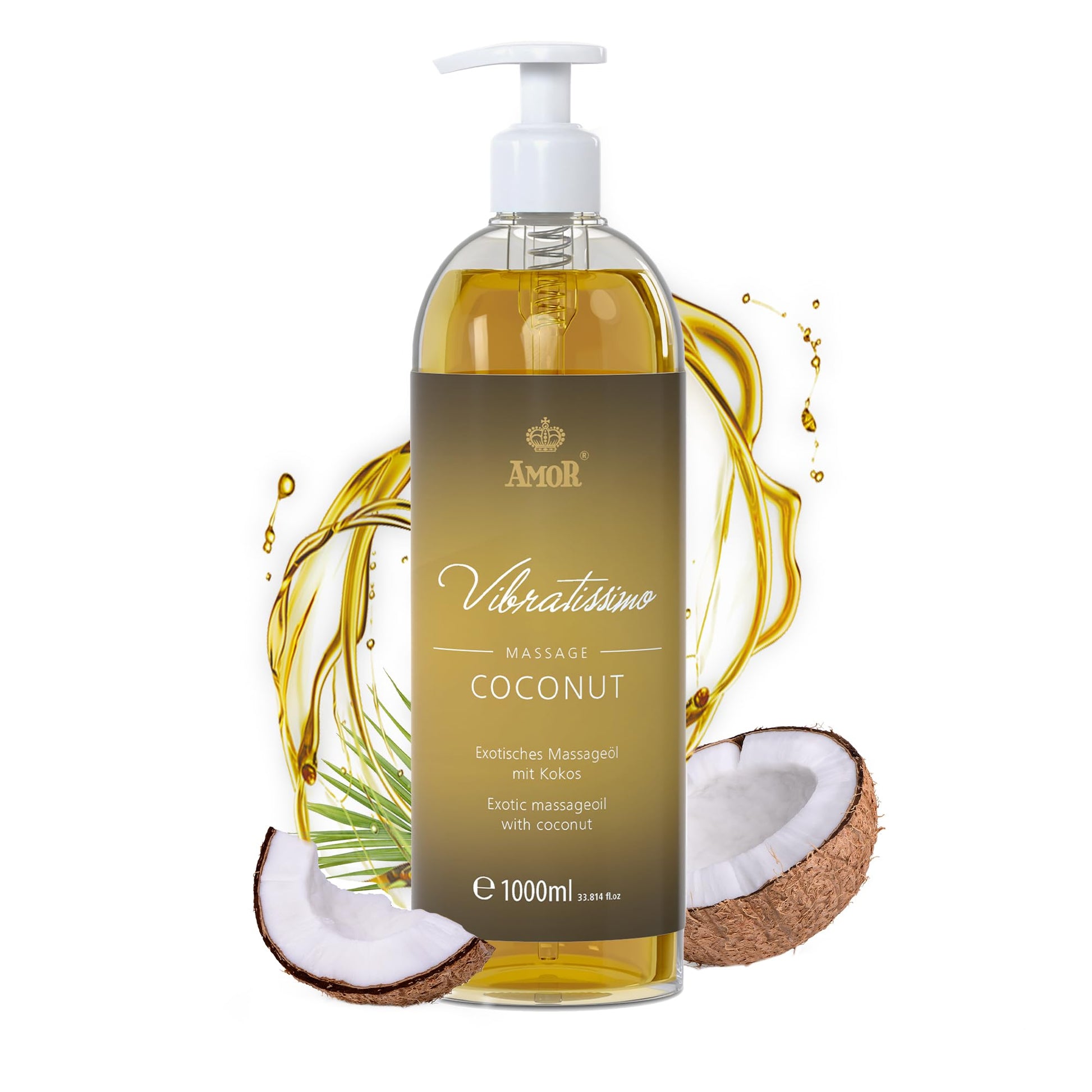 Vibratissimo Hot Moments 100 ml Massageöl - Aufheizendes Massageerlebnis - Stimulierende Massageöle, Entspannung für Paare & Gleitöl, Liebesöl