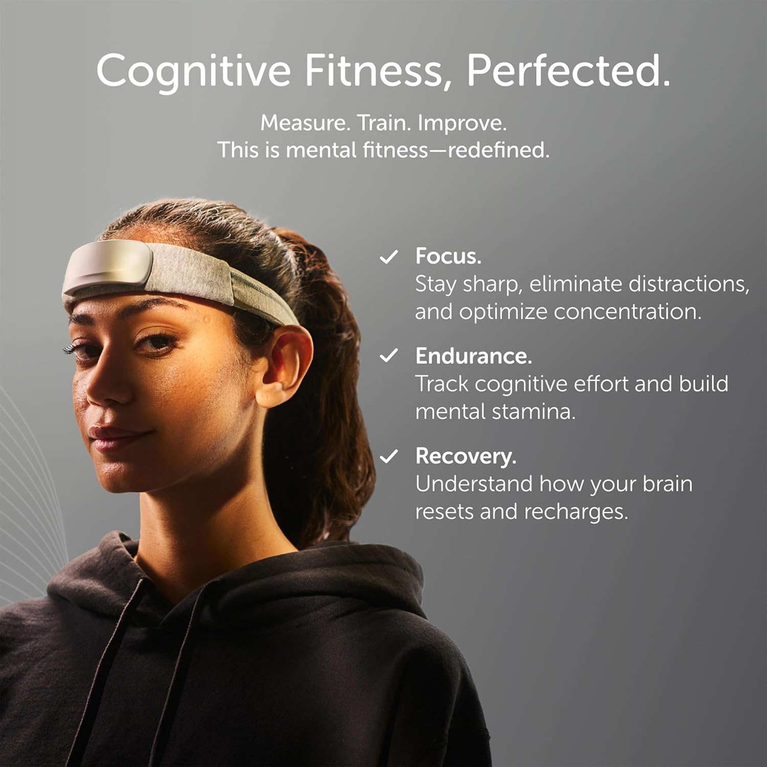 Muse S Athena: The Brain Sensing Headband - Deep Sleep Boost, Sleep Assist and Tracking - Neurofeedback Devices for Meditation Tracking & Monitoring with EEG and fNIRS Sensors - Carbon (Dark Grey)