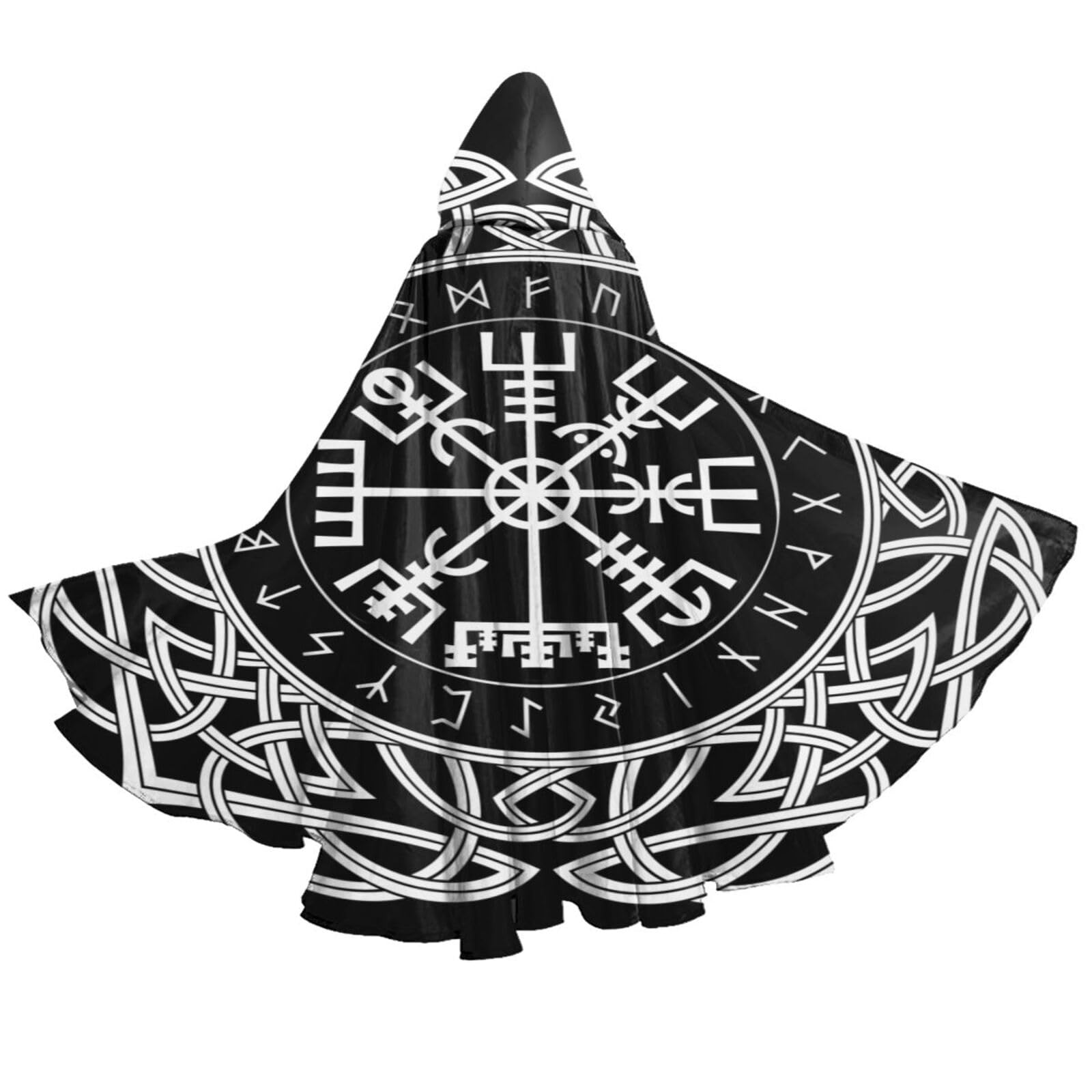 YETTA YANG Halloween Hooded Robe Cloak Christmas Holiday Party Hoodies Cape Cosplay Costumes