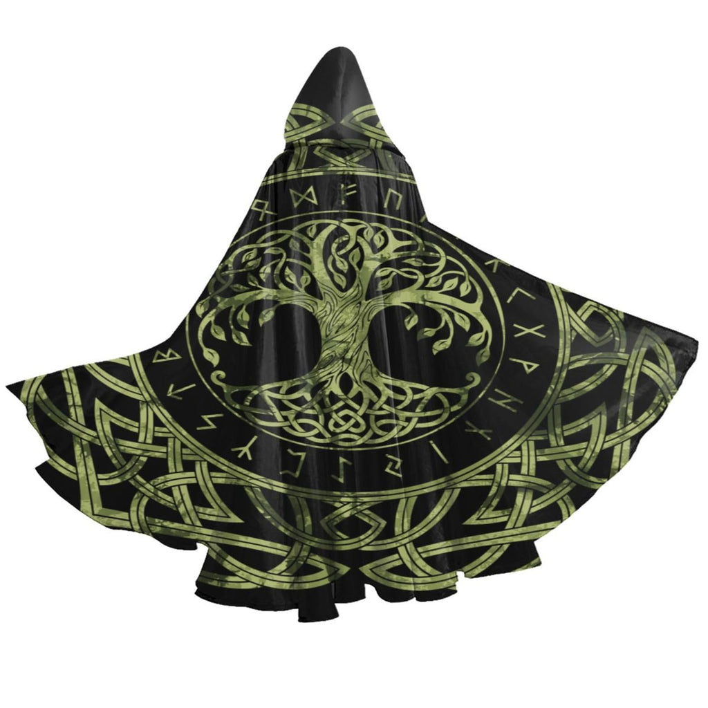 YETTA YANG Halloween Hooded Robe Cloak Christmas Holiday Party Hoodies Cape Cosplay Costumes