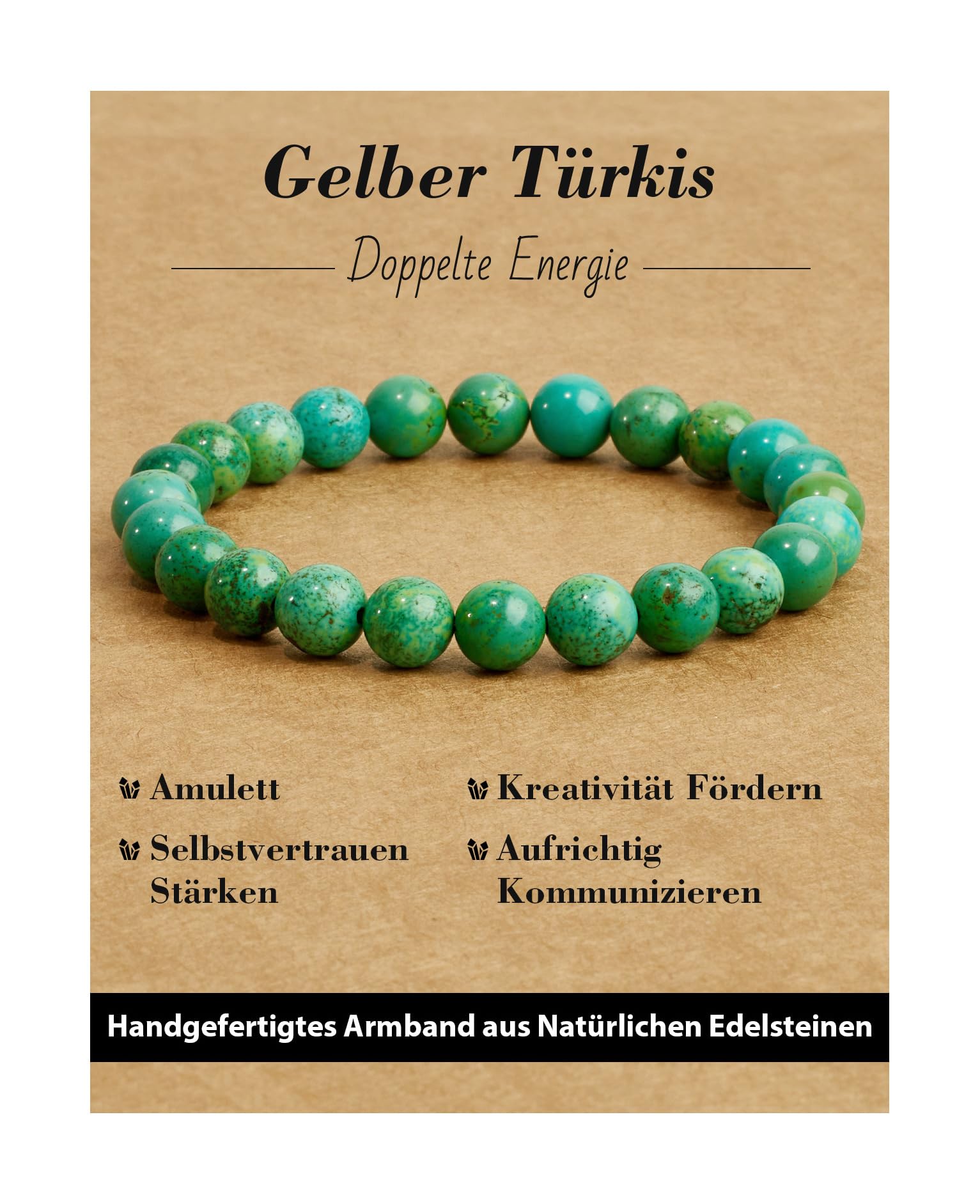 Handmade Genuine Natural Stone Beads Healing Stones Bracelet, Women's Men's Chakra Bead Bracelet, 8 mm Round Gemstone Yoga Bracelets, Includes Replacement Beads