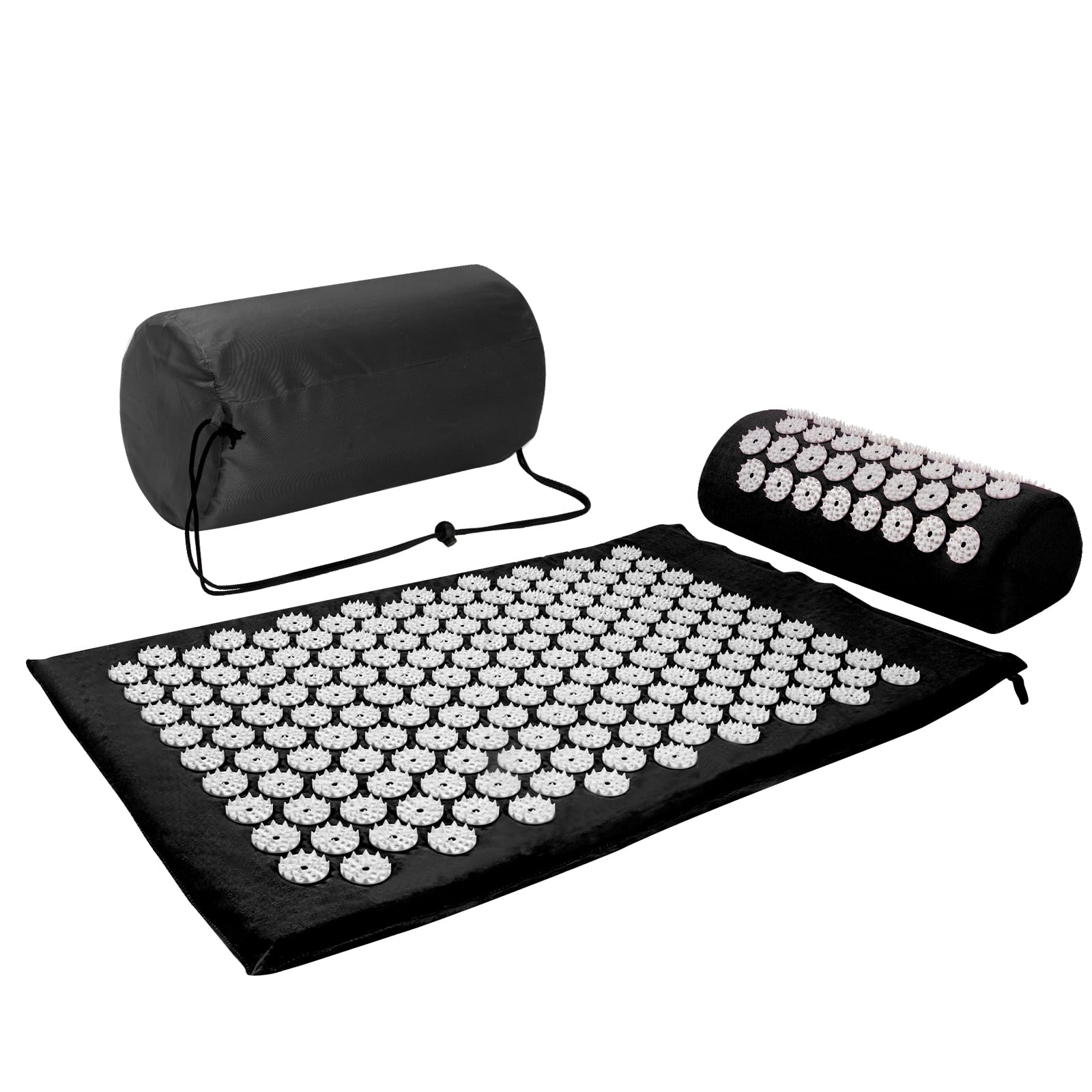 Acupressure Mat, Acupuncture Mat, Acupressure Mat for Relief of Neck and Back Pain, Acupressure Mat with Muscle Relaxation and Stress Relief, Shiatsu Mat for Sciatica Relief, Purple White