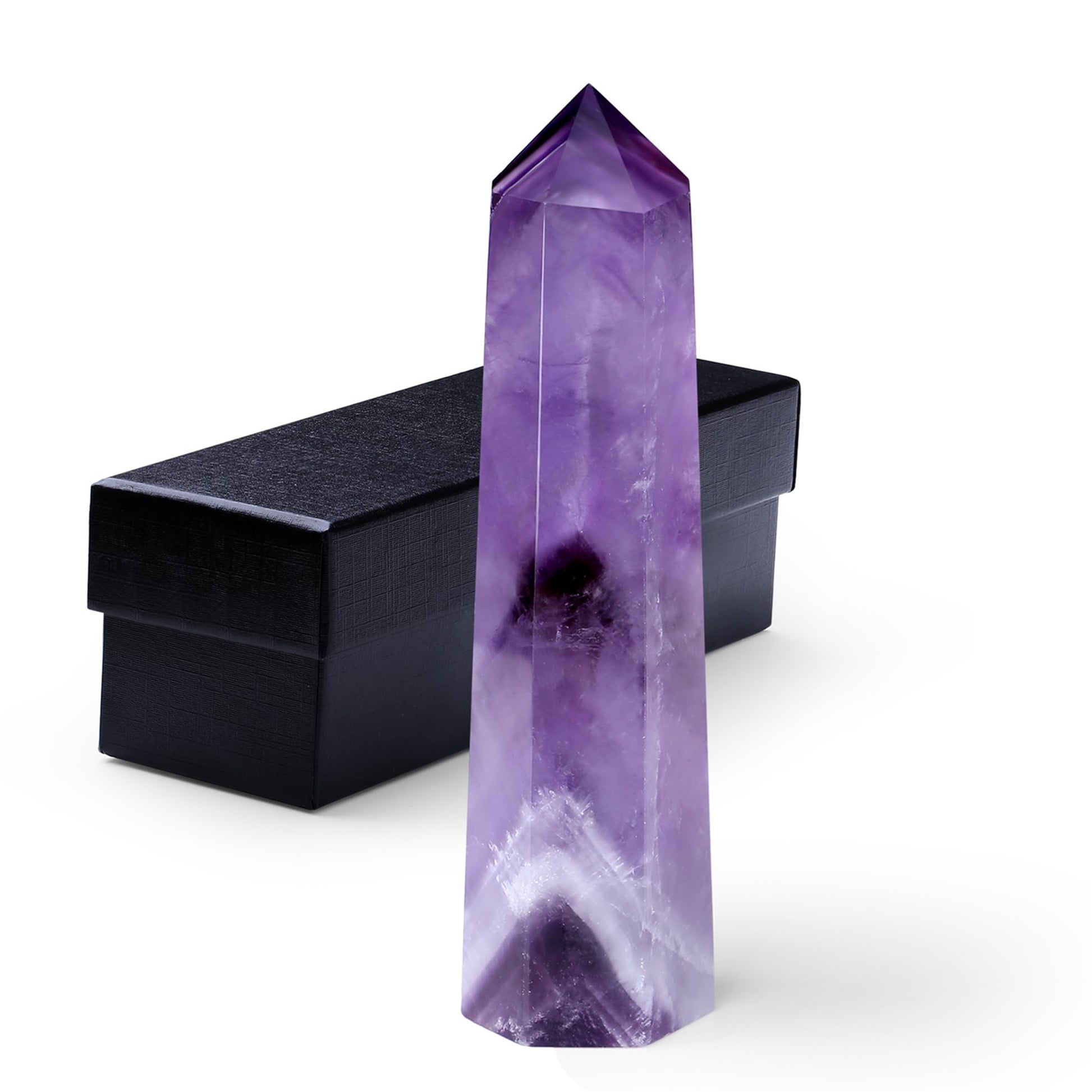 GUJOXILA 9-10 cm Tiger's Eye Large Crystals Tower Healing Stone Rock Crystal Gemstones Rod Towers Hexagonal Point Rods Point Rod Healing Meditation Energy Reiki