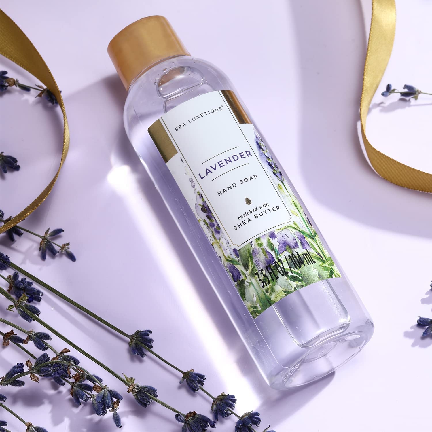 SPA LUXETIQUE Damen Bade Geschenkset - 10tlg. Lavender Duft Geburtstaggeschenk Wellness set für Frauen Handcreme, Duschgel, Schaumbad, Bodylotion, Badesalz, Badeschwamm, Muttertagsgeschenk