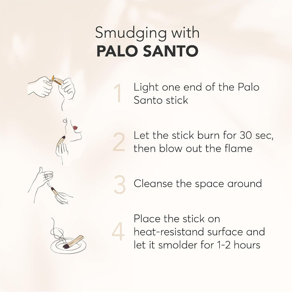 Palo Santo Sticks Large Pack (20 Sticks - Approx. 6.3 Oz / 180 g)