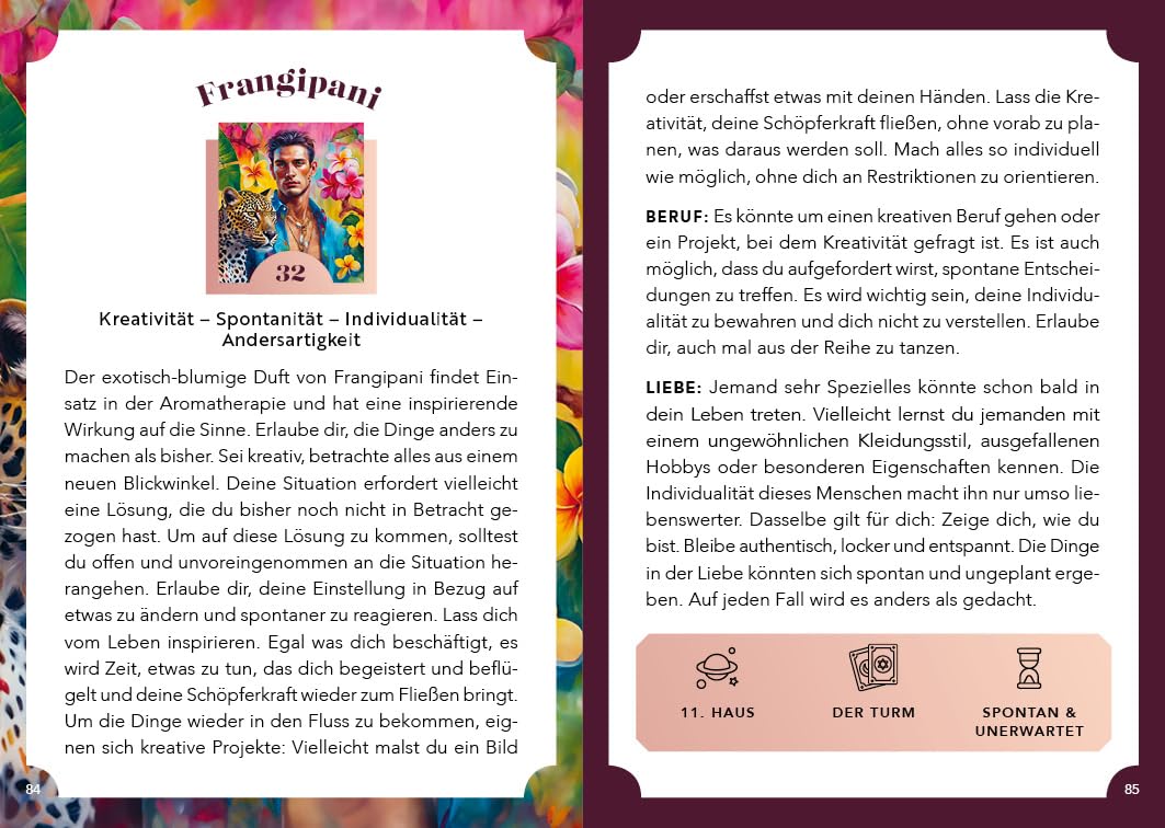 Orakel-Kartenset: Blütenorakel | Nutze die faszinierende Energie der Blumen und spüre die Kraft der Natur: 52 florale Botschaften mit Begleitbuch: Spirituelle Weisheiten, Astrologie und Tarot