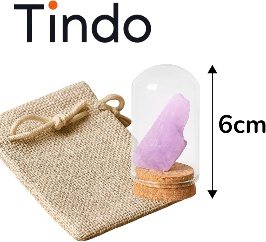 Kunzite Healing Stones Set - Real Crystals & Minerals Meditation Gift Idea - Natural Stones Decorative Spiritual Energy Stones Spiritual