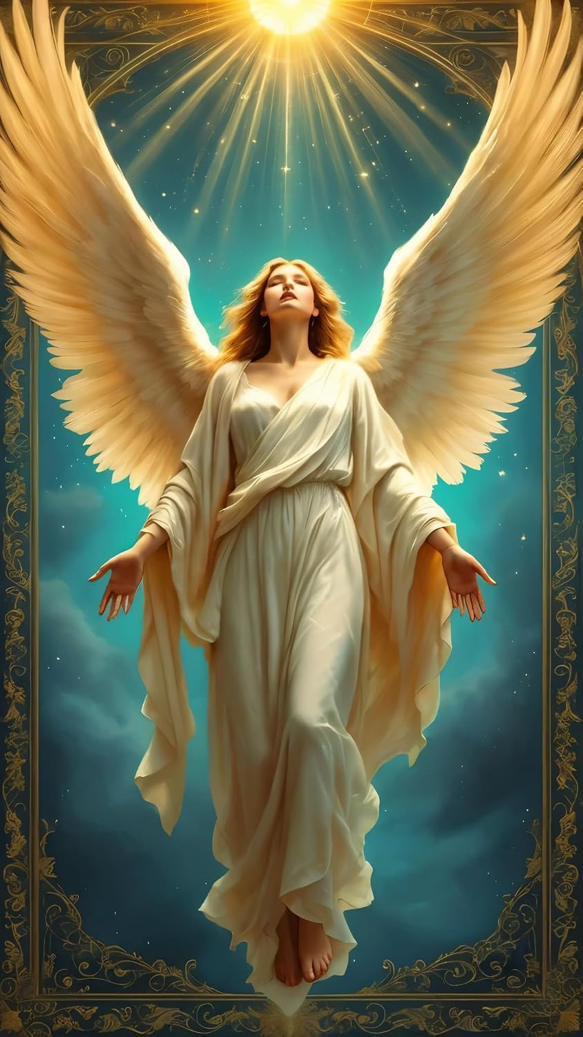 ARTGOTO Extra Large Diamond Painting Kit for Adults Guardian Angel B