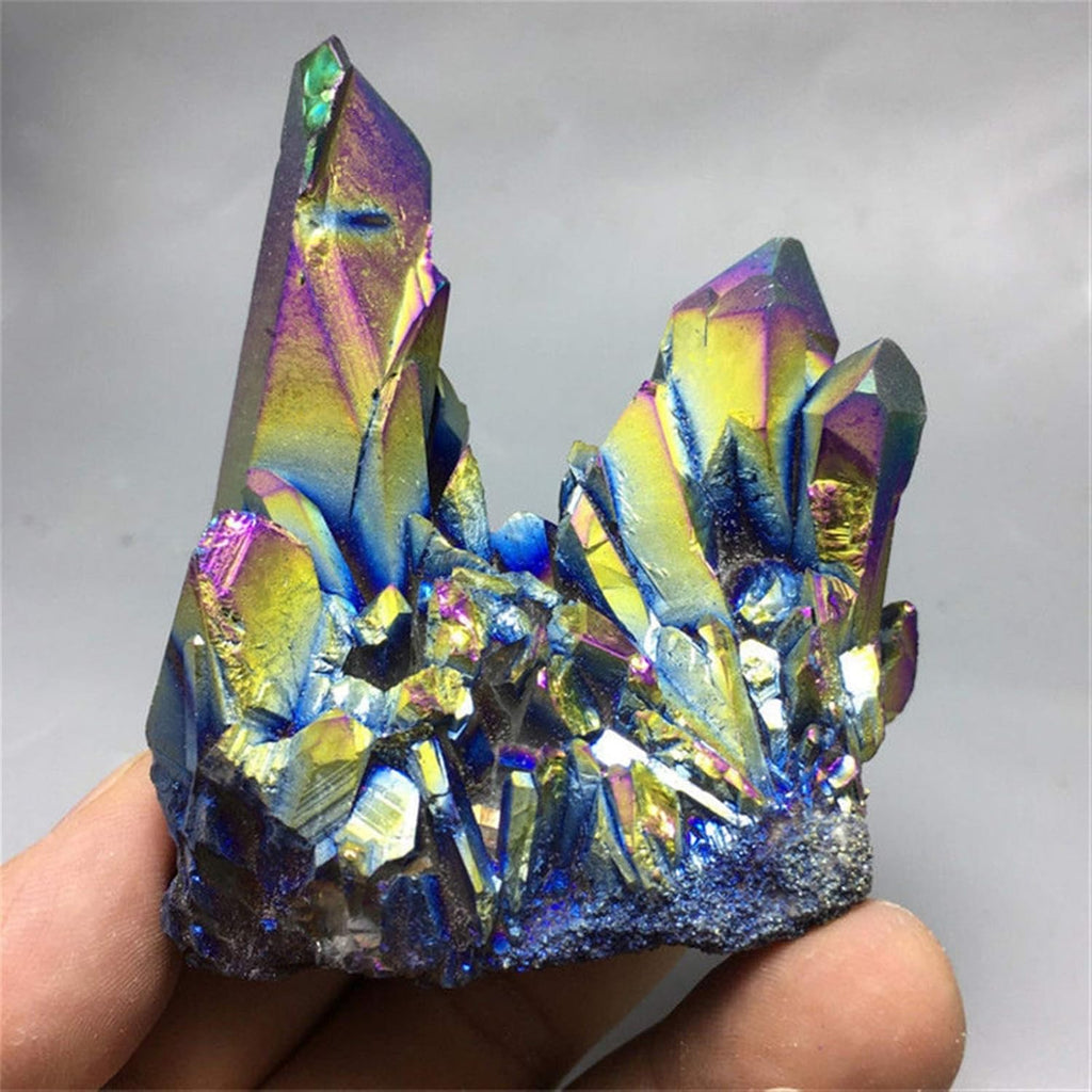 120 g Colour Aura Quartz Titanium Bismuth Silicon Vug Rainbow FZUGEDRLI